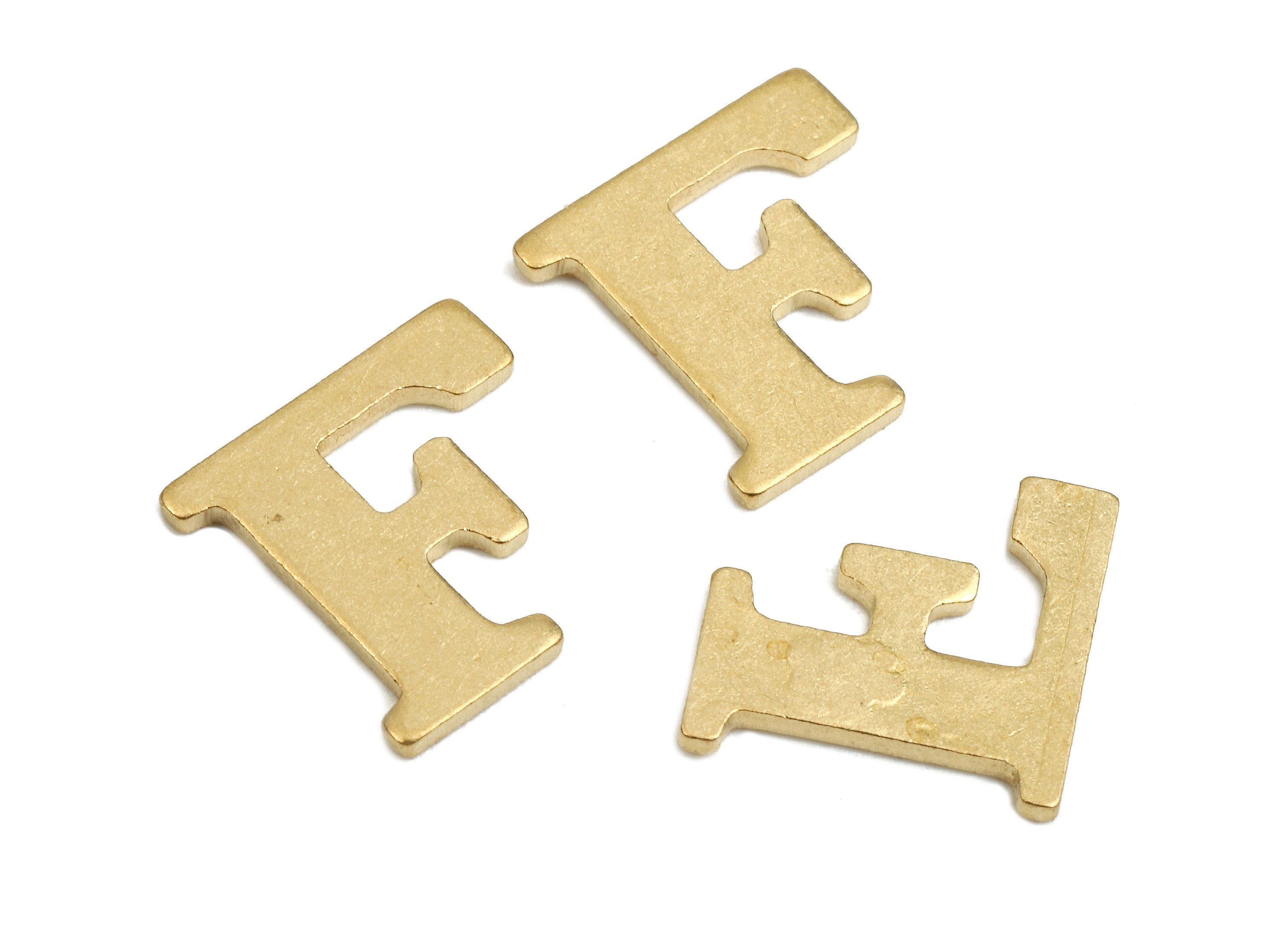 Brass F Blank - Raw Brass Letter F Blank - Brass Letter Wall art Decoration - Brass Alphabet F Blank - 10.1x9.79x0.89mm - PP2760 - DOMEDBAZAAR