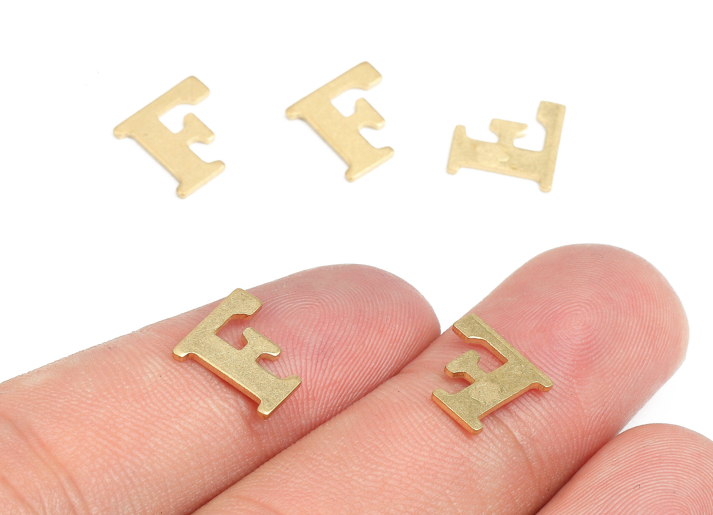 Brass F Blank - Raw Brass Letter F Blank - Brass Letter Wall art Decoration - Brass Alphabet F Blank - 10.1x9.79x0.89mm - PP2760 - DOMEDBAZAAR