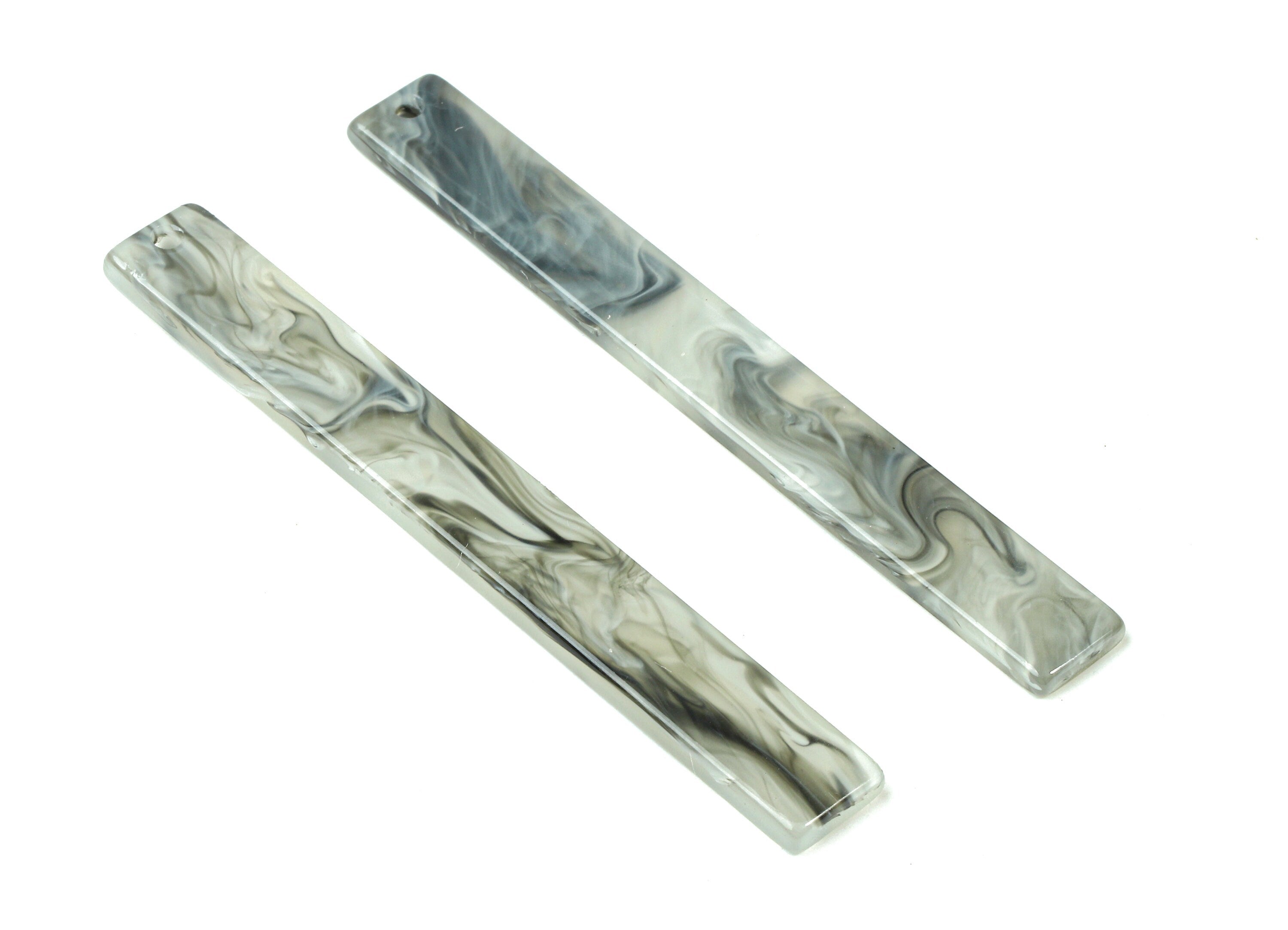 Acetate Stick Charms - Bar Earrings and Pendant - Earring Findings - Jewelry Supplies - Color Code: A231 - 59.7x7.8x2.5mm - AC1049-A231 - DOMEDBAZAAR