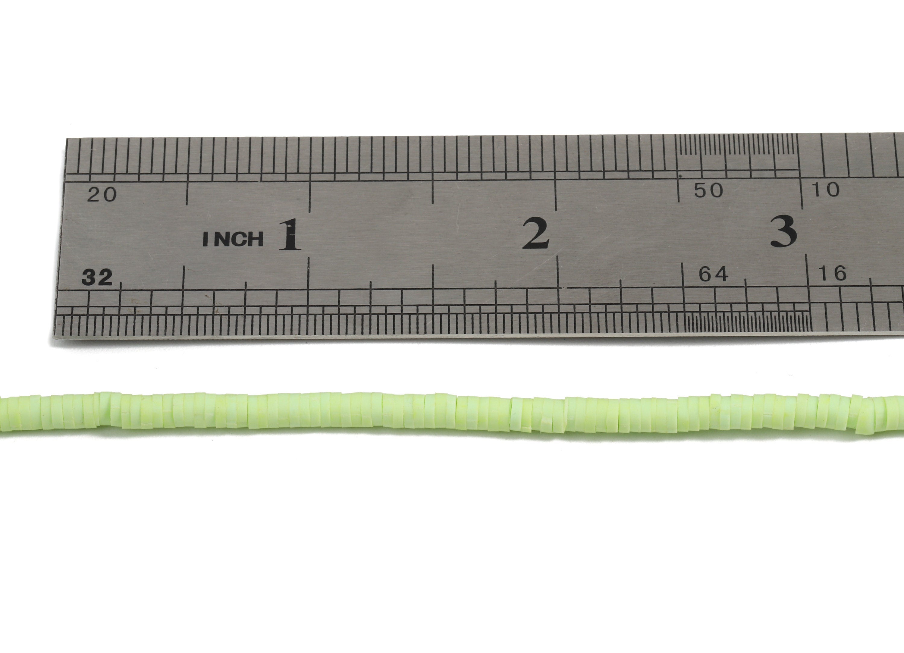 Vinyl Heishi Bead Clay Disc - African Colored Disc Spacer Bead - Polymer Clay Disc Bead - 17.3 / 1 Strand / 3mm - 440x3.2x0.9mm -NS1062-374C - DOMEDBAZAAR