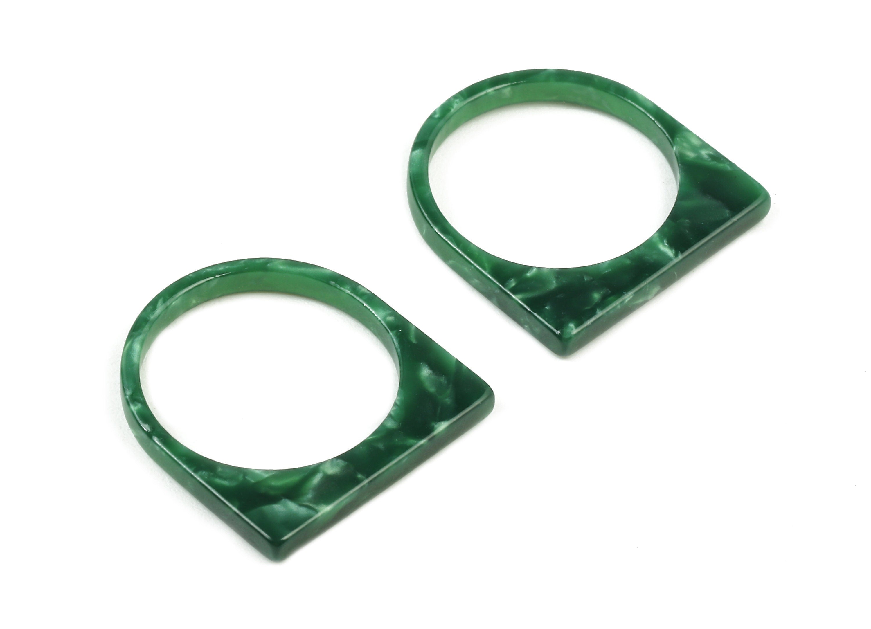 Acetate Round Charms - Acetate Ring - Acetate Round Pendant - Acetate D Earrings - Color Code: A404 - 21.09x19.81x2.73mm - AC1752-A404 - DOMEDBAZAAR