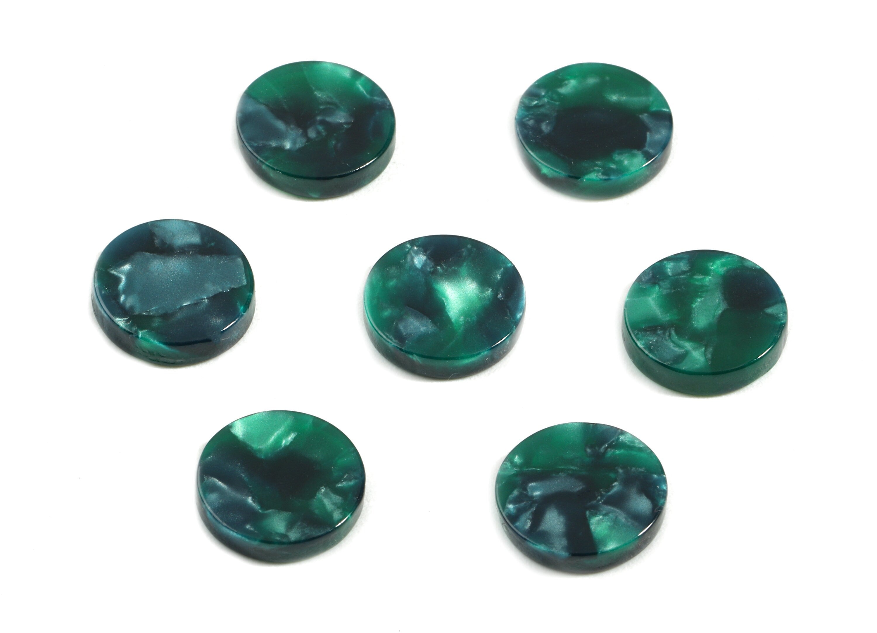 Acrylic Round Earring Charms - Round Earrings and Pendant - Earring Findings - Color Code:A13 - 11.75x11.75x2.58mm - AC1419-A13 - DOMEDBAZAAR