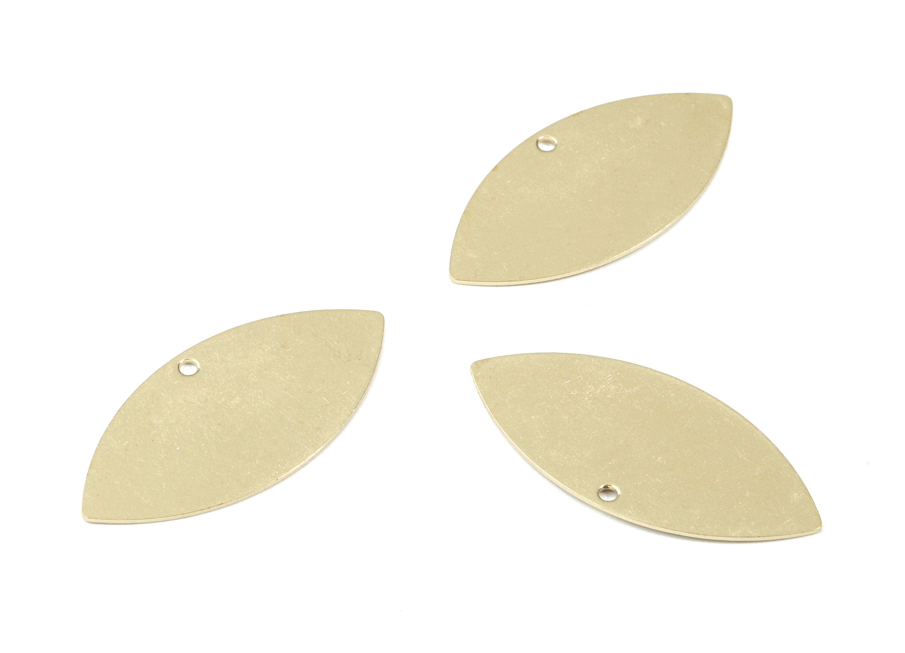 Personalized stamping blank - Brass Eye Earring Charms - Raw Brass Eye Pendant - Earring Findings - 32.05x14.8x0.62mm - PP3096 - DOMEDBAZAAR