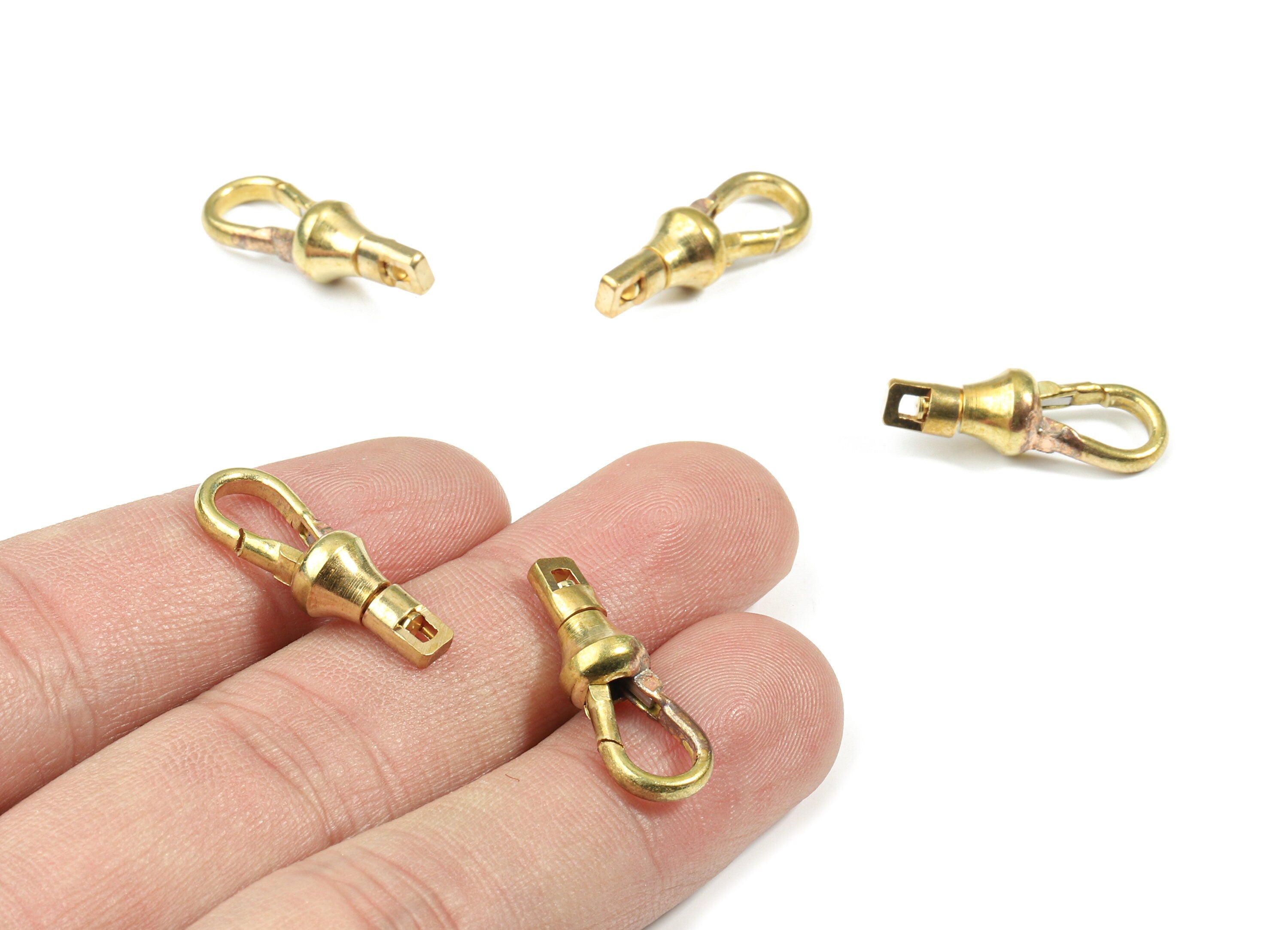 Parrot Swivel Trigger Snap Hooks - Landyard Clip Purse Lobster Clasp - Earring Findings - Jewelry Supplies - 23.37x8.23x7.16mm - PP3139 - DOMEDBAZAAR
