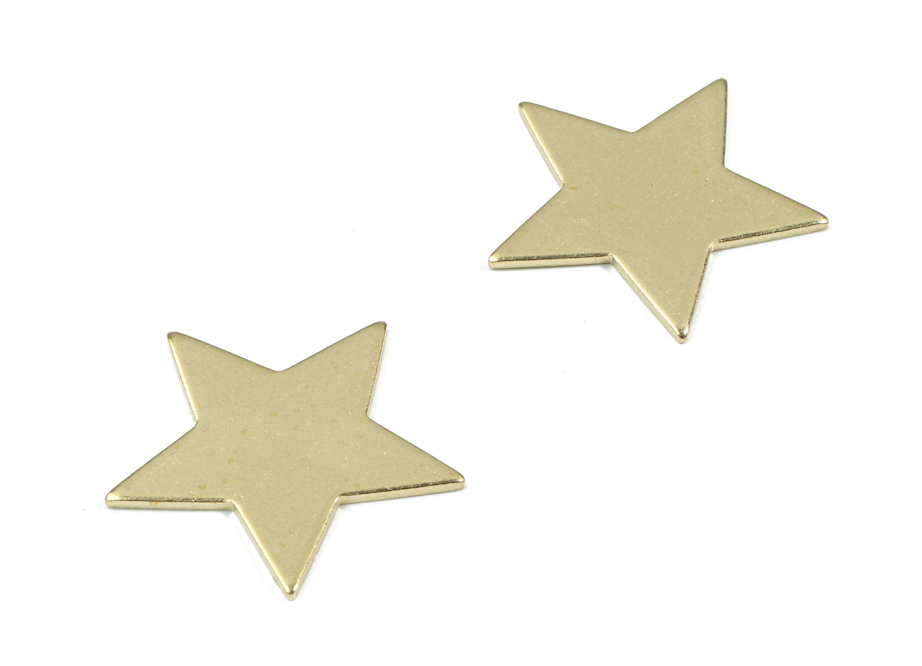 Brass Star Blank - Raw Brass Star Stamping Blank - Wallart Decoration - Jewelry Supplies - 21.69x21.69x0.99mm - PP3481 - DOMEDBAZAAR