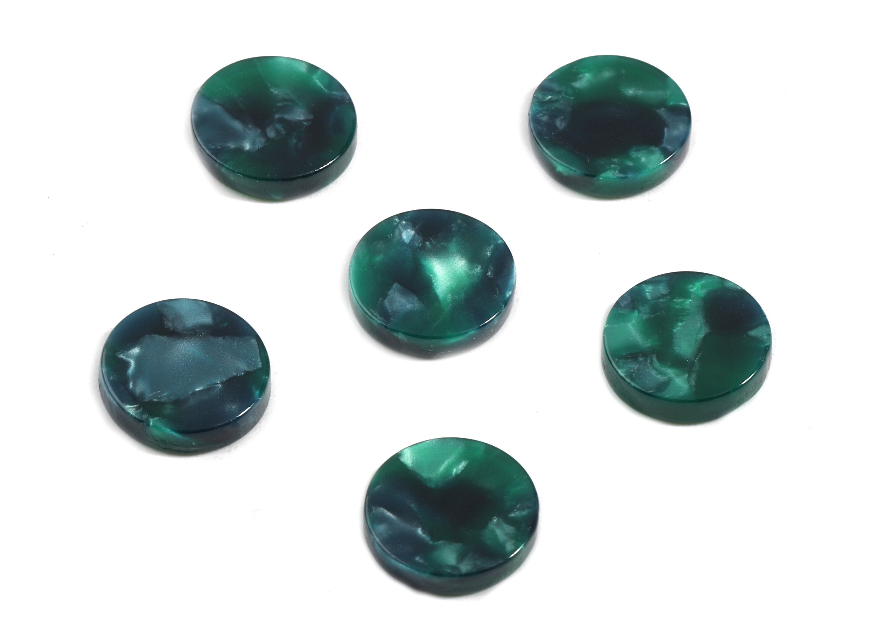 Acrylic Round Earring Charms - Round Earrings and Pendant - Earring Findings - Color Code:A13 - 11.75x11.75x2.58mm - AC1419-A13 - DOMEDBAZAAR