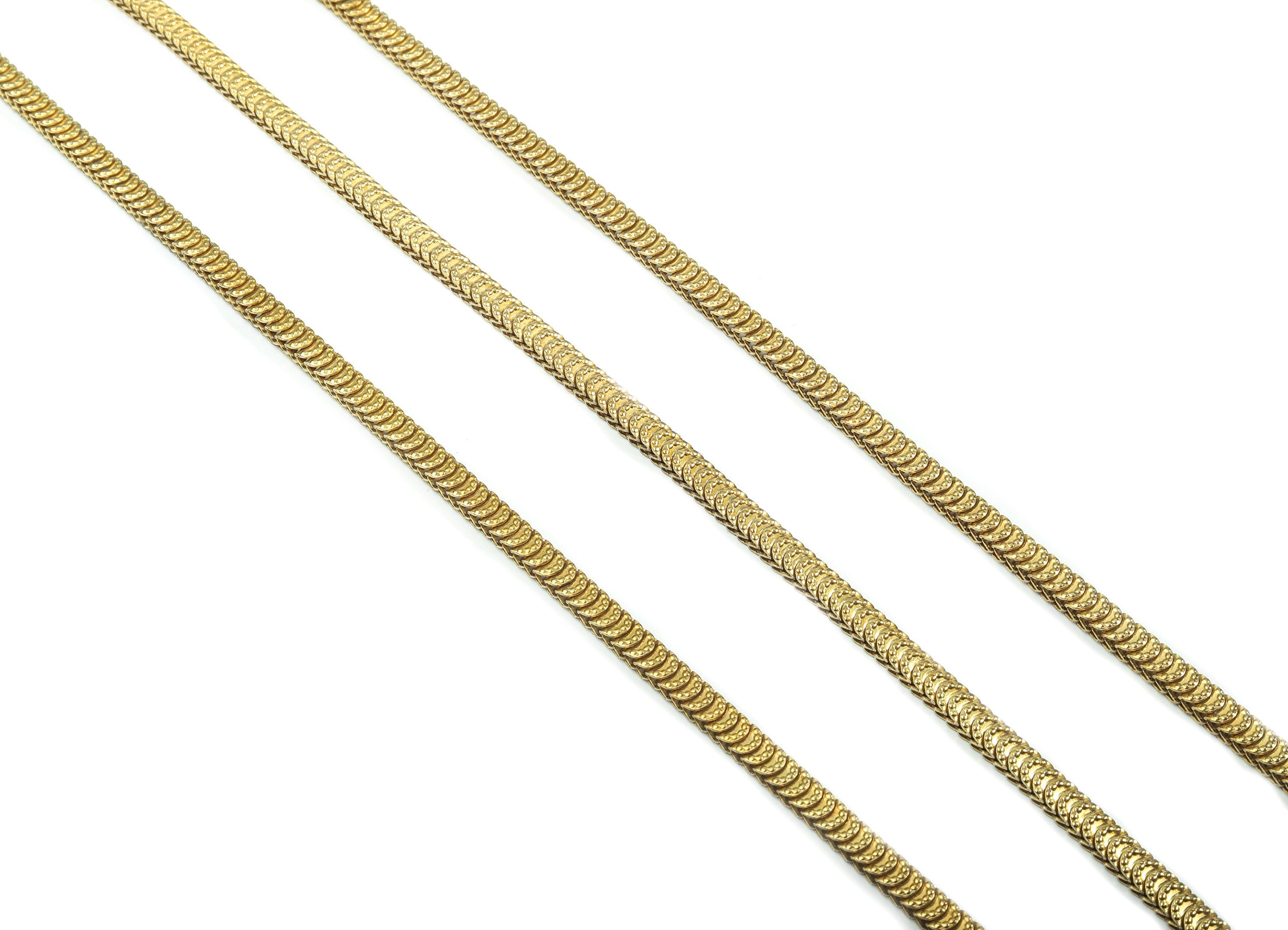 4.5 Brass Scale Chain - Raw Brass Lamellar Snake Chain - Unsoldered Links - for Necklace Bracelet Jewellery Making - 0.17" x 0.13" CC1150 - DOMEDBAZAAR