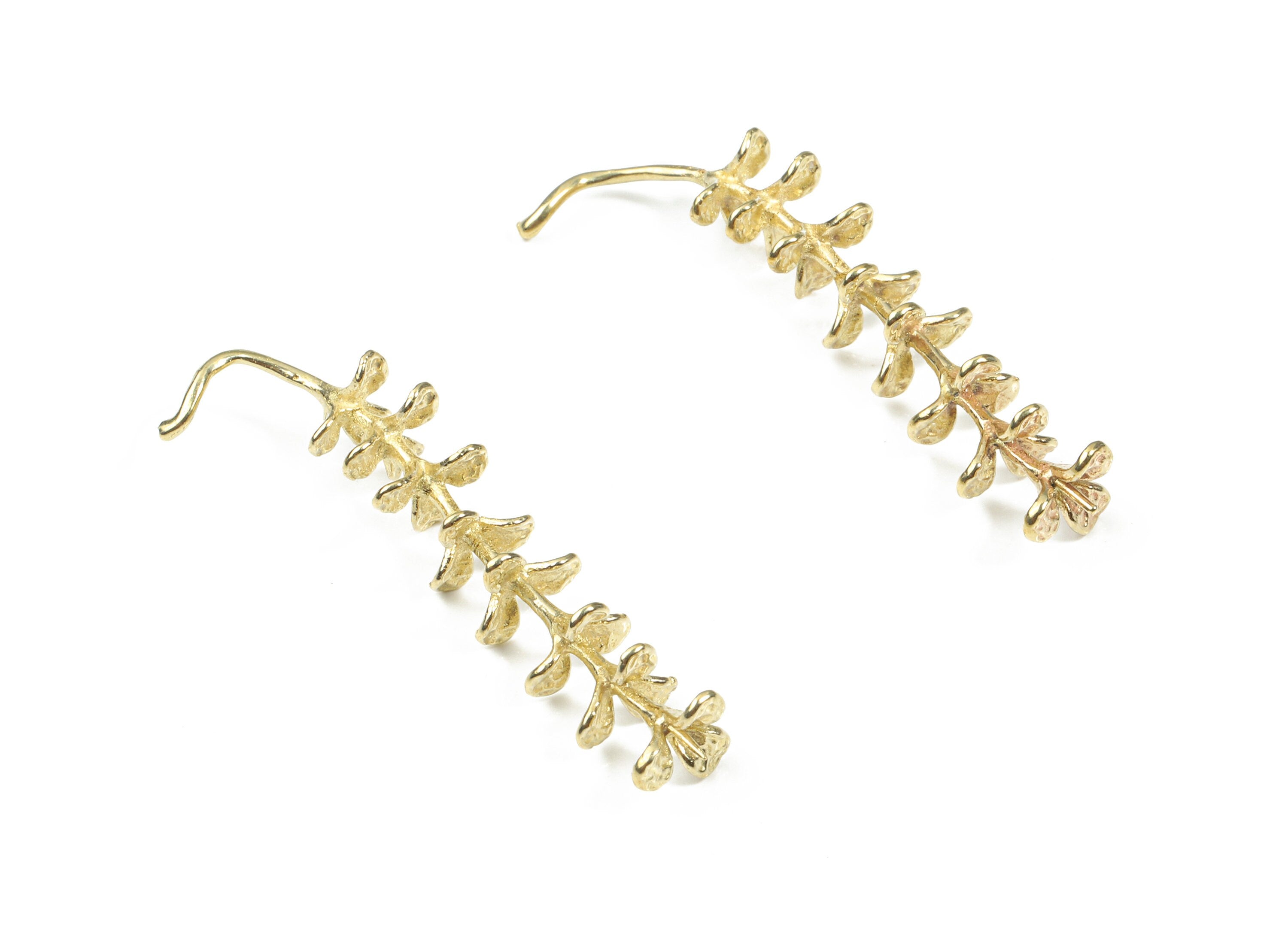 Brass Branch Brooch - Raw Brass Branch Brooch - Brooch Findings - Jewelry Supplies - 41.83x7.15x1.28mm - PP3244 - DOMEDBAZAAR