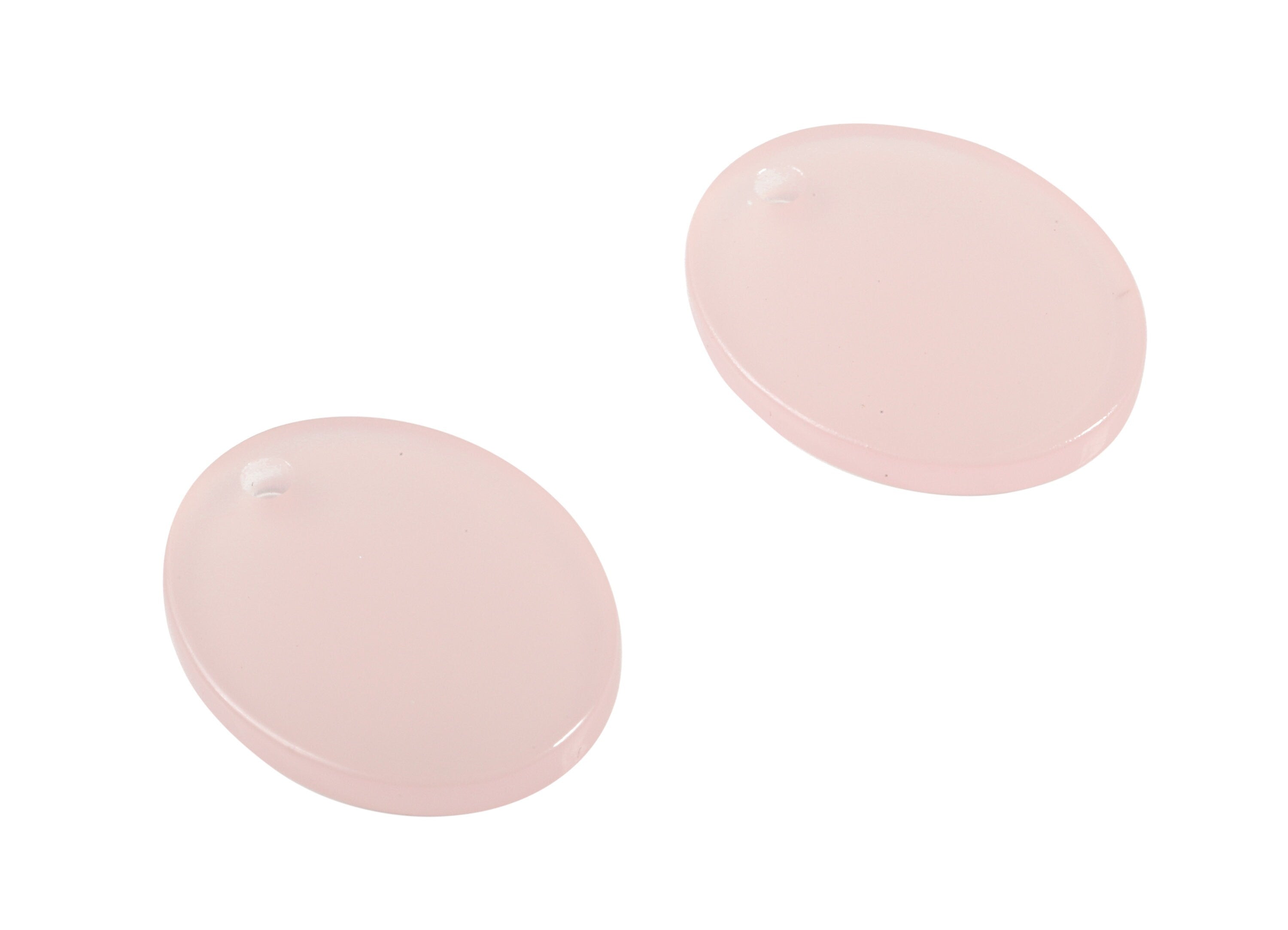 Acrylic Oval Charms - Oval Earrings and Pendant - Earring Findings - Jewelry Supplys - Color Code:A397 - 20.04x15.94x2.25mm - AC1727-A397 - DOMEDBAZAAR