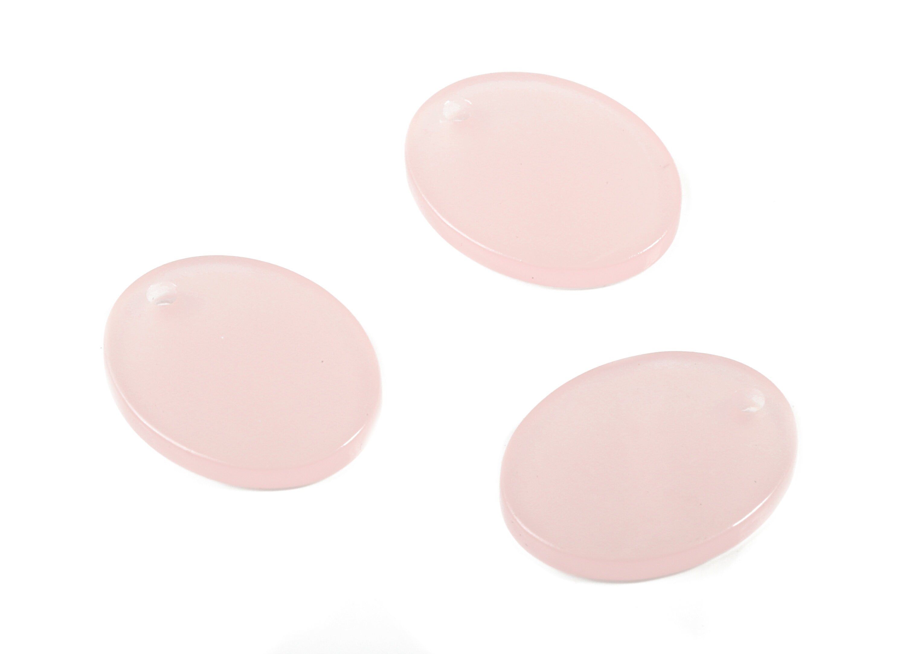 Acrylic Oval Charms - Oval Earrings and Pendant - Earring Findings - Jewelry Supplys - Color Code:A397 - 20.04x15.94x2.25mm - AC1727-A397 - DOMEDBAZAAR