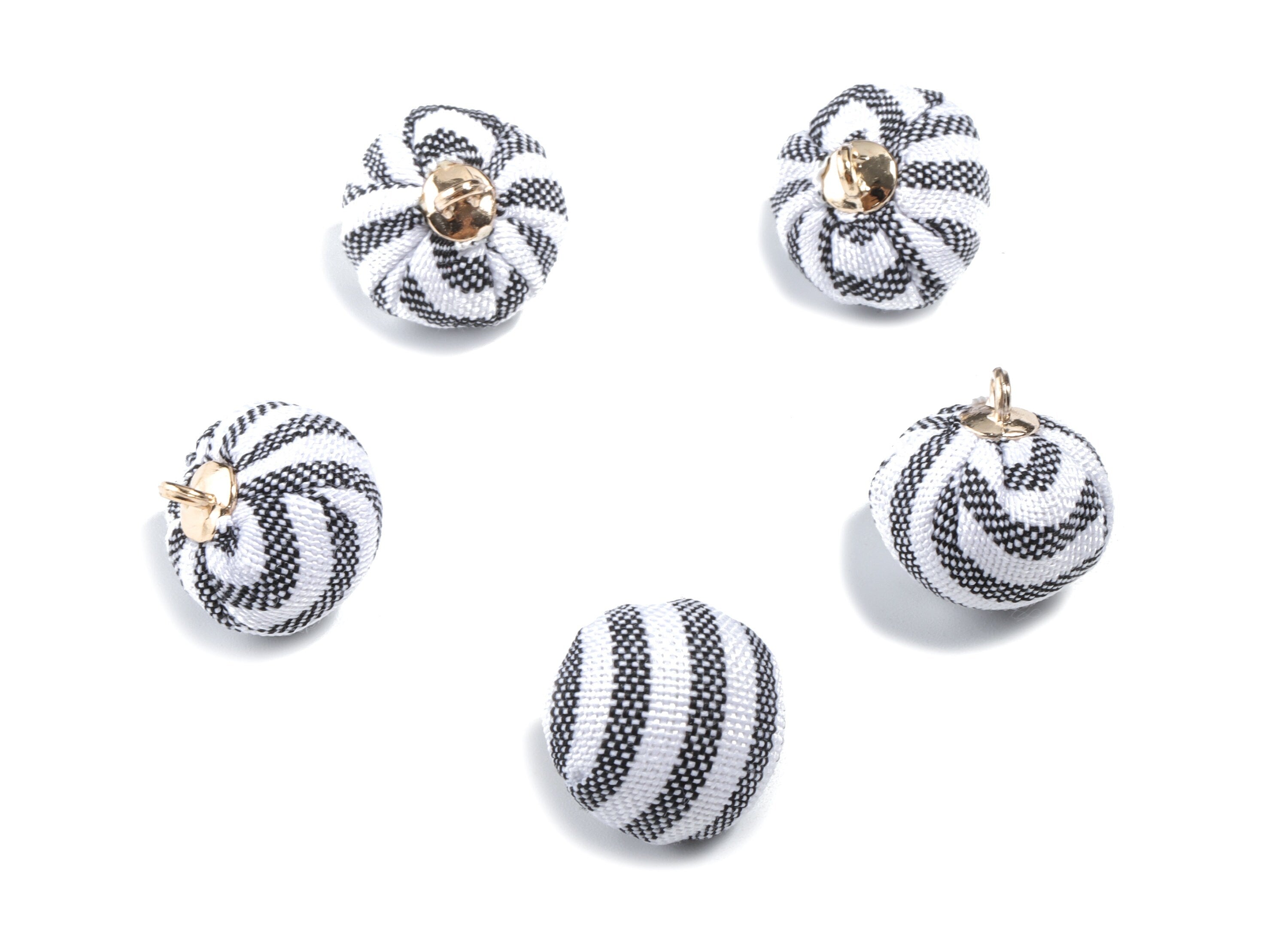 Pom Pom Earring Charms - Fur Ball Pendant - Aluminum Alloy - Earring Findings - Jewelry Accessories - 17x14.8x14.8mm - TT1010A - DOMEDBAZAAR