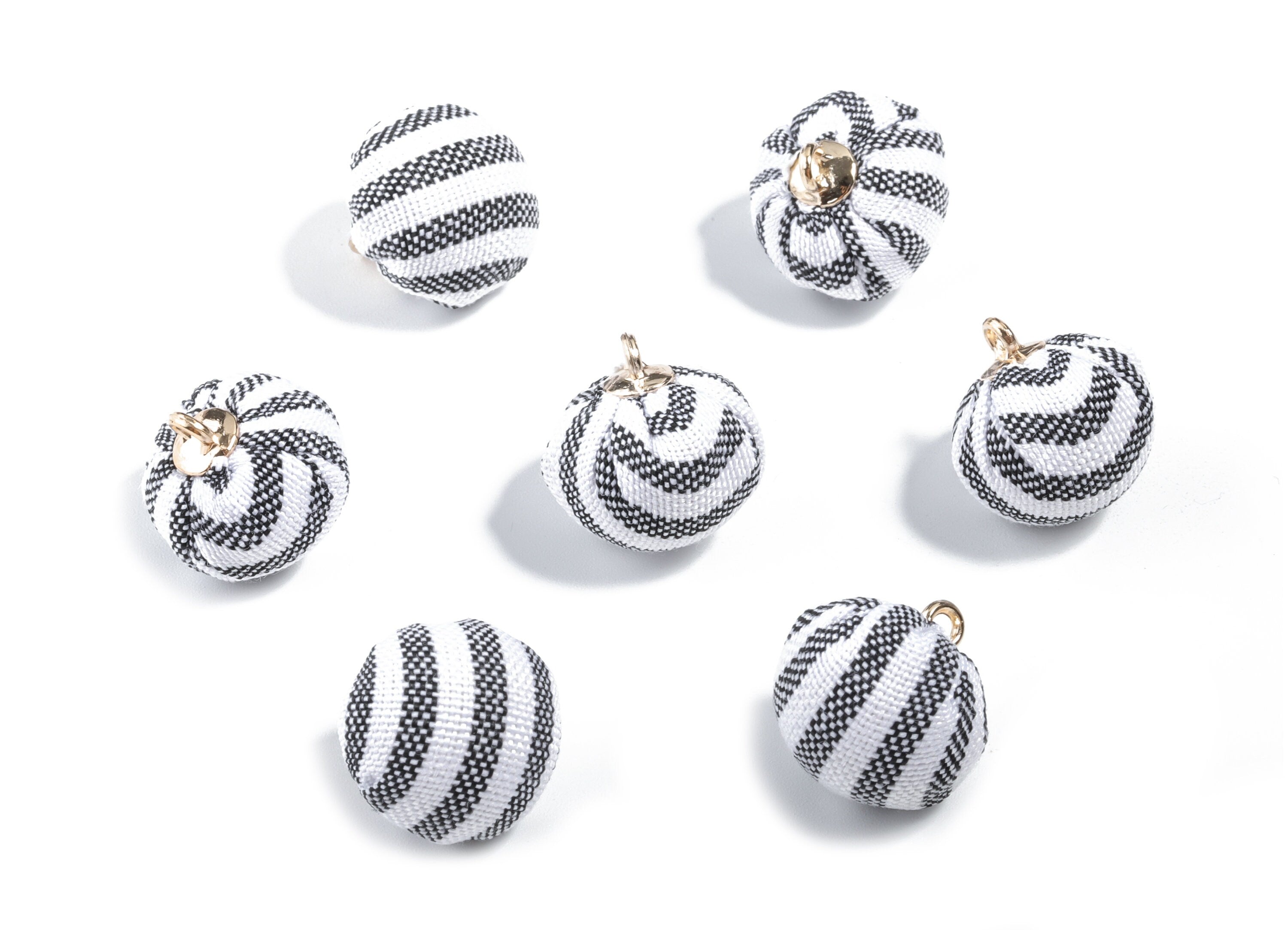 Pom Pom Earring Charms - Fur Ball Pendant - Aluminum Alloy - Earring Findings - Jewelry Accessories - 17x14.8x14.8mm - TT1010A - DOMEDBAZAAR