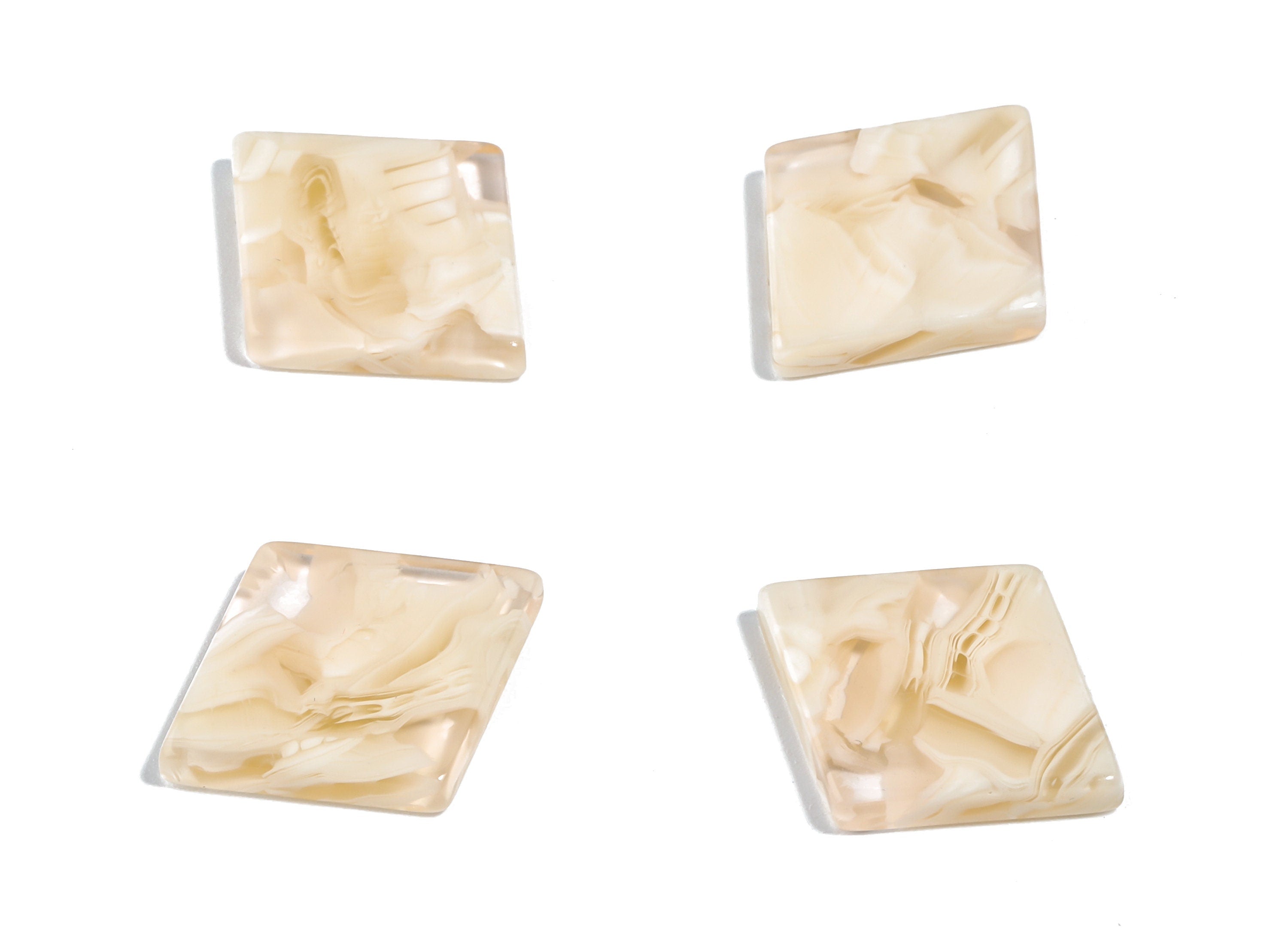 Acetate Rhombus Charms - Rhombus Earrings and Pendant - Jewelry Supplys - Color Code: A461 - 19.92x13.24x2.67mm - AC1750-A461 - DOMEDBAZAAR