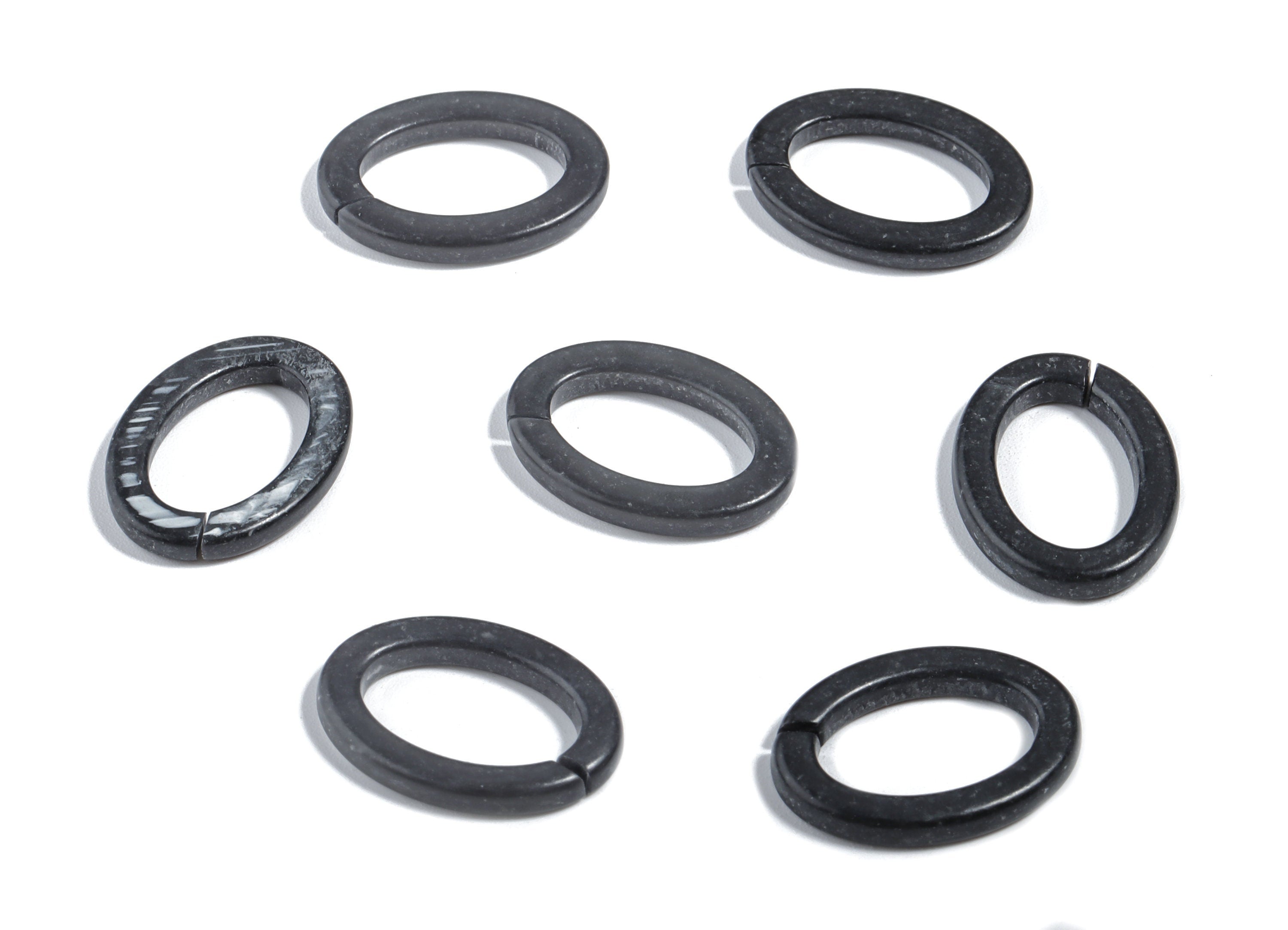 Acrylic Oval Connectors - Oval Earrings and Pendant - Earring Findings - Jewelry Supplies - 18.45x13.51x2.37mm - AC1868 - DOMEDBAZAAR