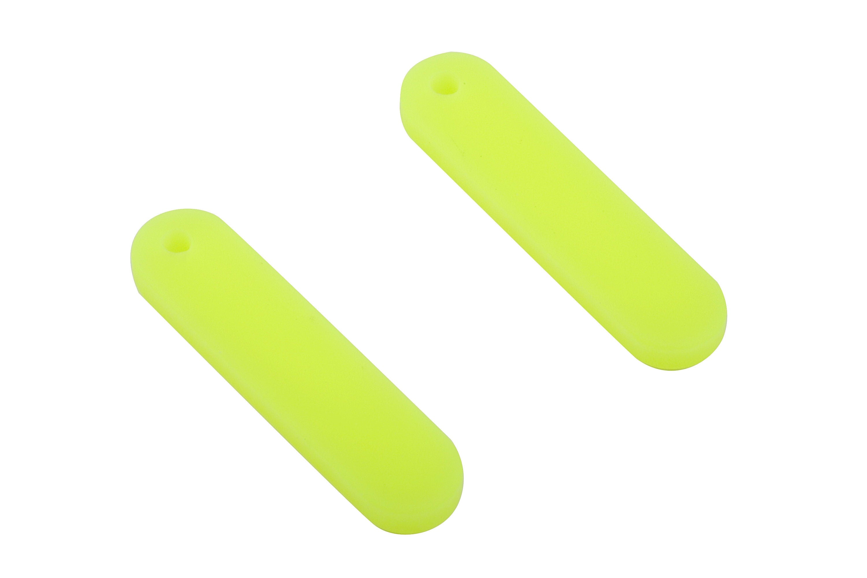 Acrylic Bar Earring Charms - Matte Mini Bar Earring - Earring Findings - Jewelry Supplies - Color Code:A470 - 20.82x5.06x2.24mm - AC1899G - DOMEDBAZAAR