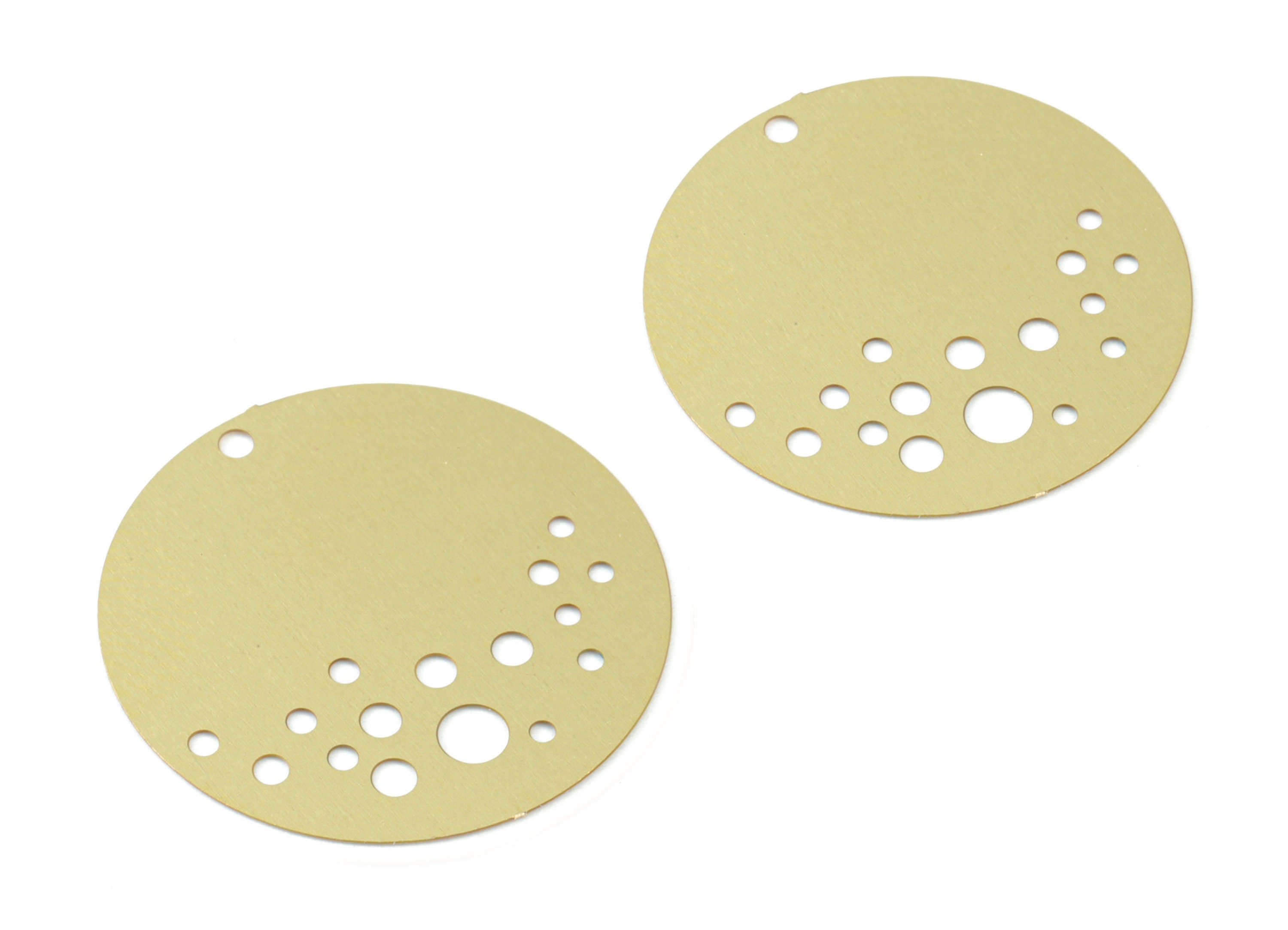 Personalized stamping blank - Brass Round Stamping Blank - Raw Brass Circle Earring Charms - Earring Findings - 25x25x0.29mm - JJB6401 - DOMEDBAZAAR