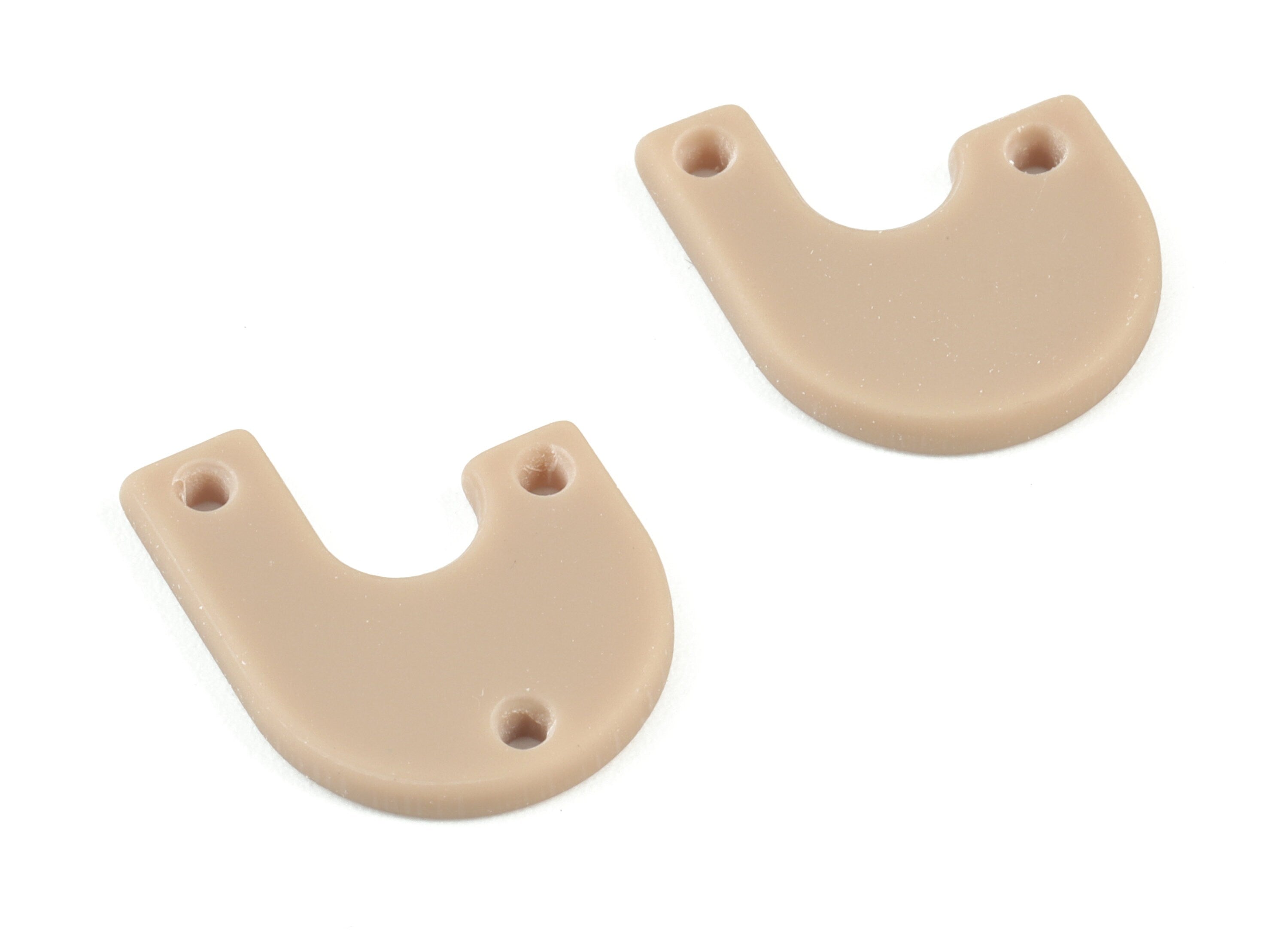 Acrylic U Earring Connector - Brown Acrylic U 3 Holes Earring Charms - Jewelry Supplies - Color Code:A498 - 18.74x15.24x2.05mm - AC2107-A498 - DOMEDBAZAAR