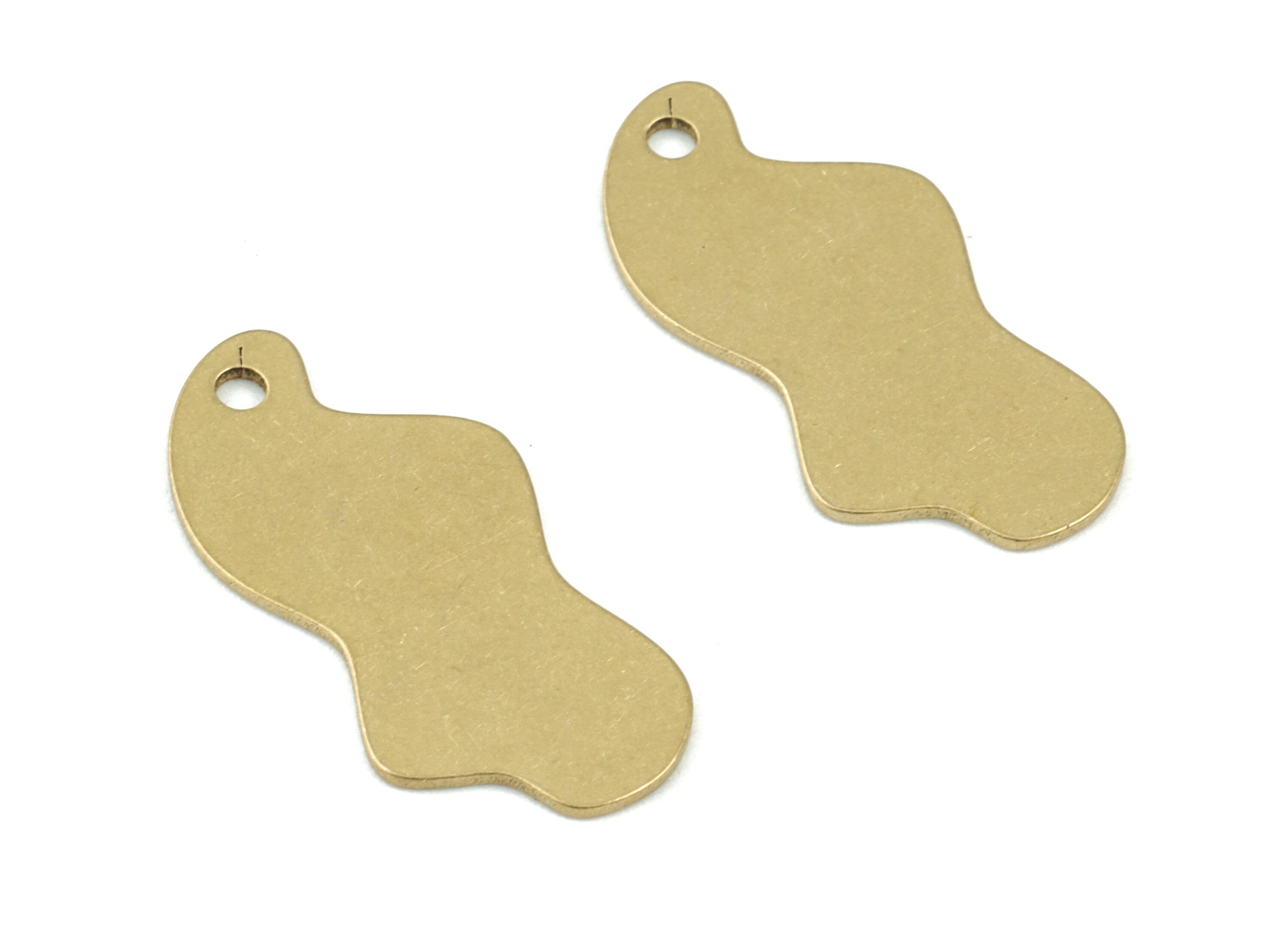 Personalized stamping blank - Brass Cloud Stamping Blank - Raw Brass Cloud Earring Charms - Jewelry Supplies - 22x11x0.7mm - PPM3459 - DOMEDBAZAAR