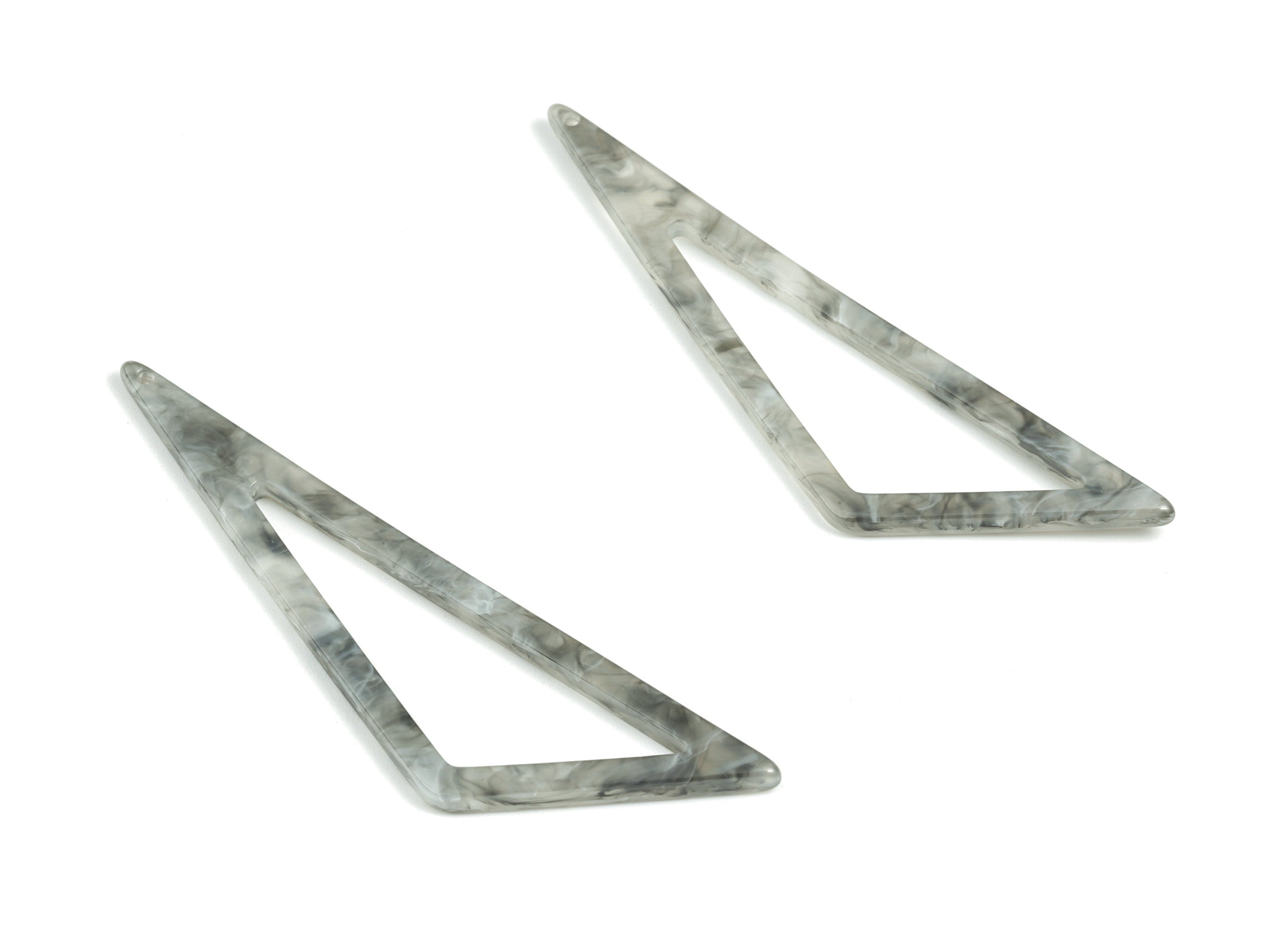 Acetate Triangle Charms - Triangle Earrings and Pendant - Earring Findings - Jewelry Supplies - Color Code: A231 - 64x18x2.5mm - AC1040K - DOMEDBAZAAR