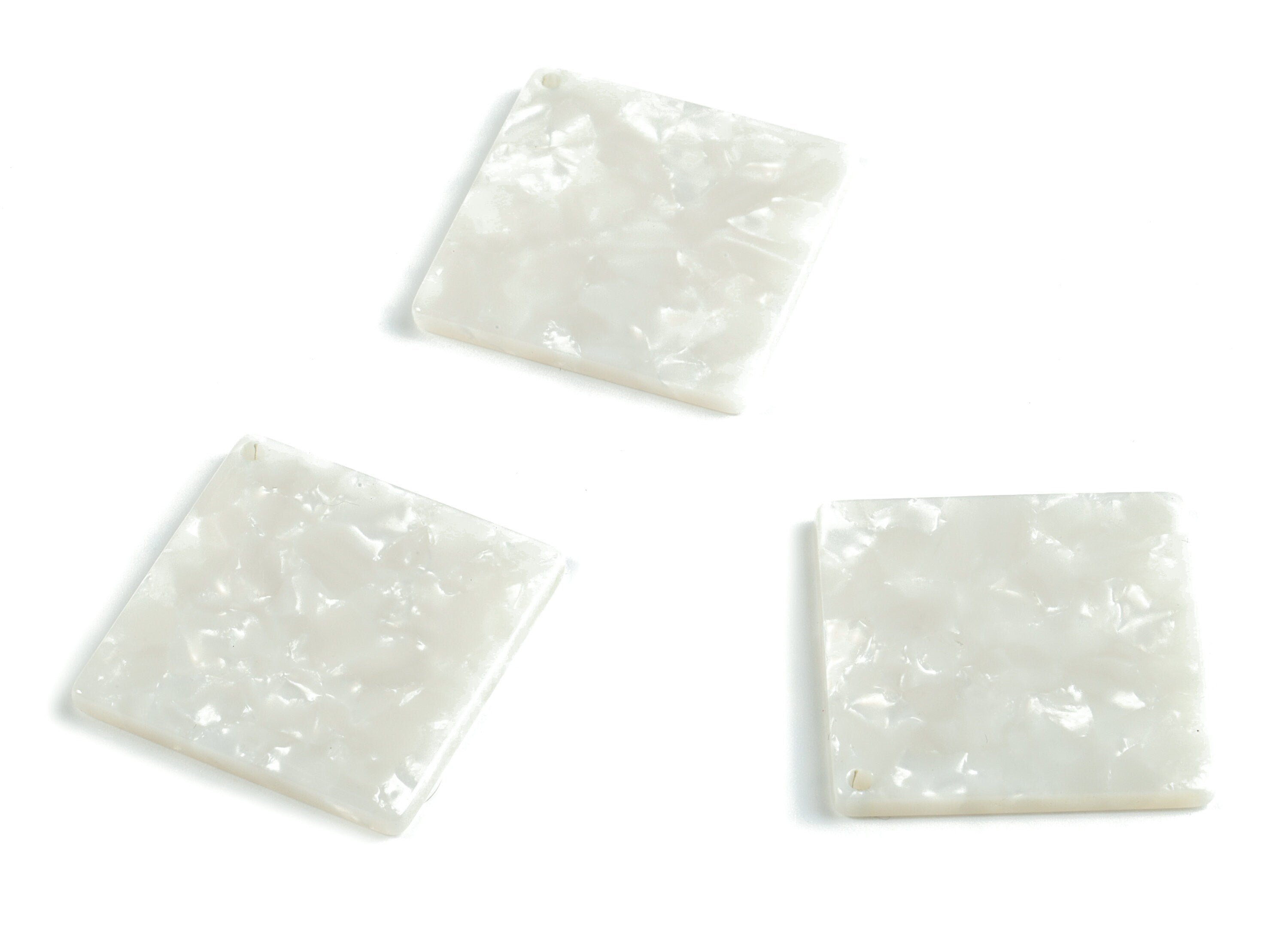 Acetate Square Charms - Square Earings and Pendant - Earring Findings - Jewelry Supplies - Color Code: A12 - 29.7x29.7x2.62mm - AC1079-A12 - DOMEDBAZAAR