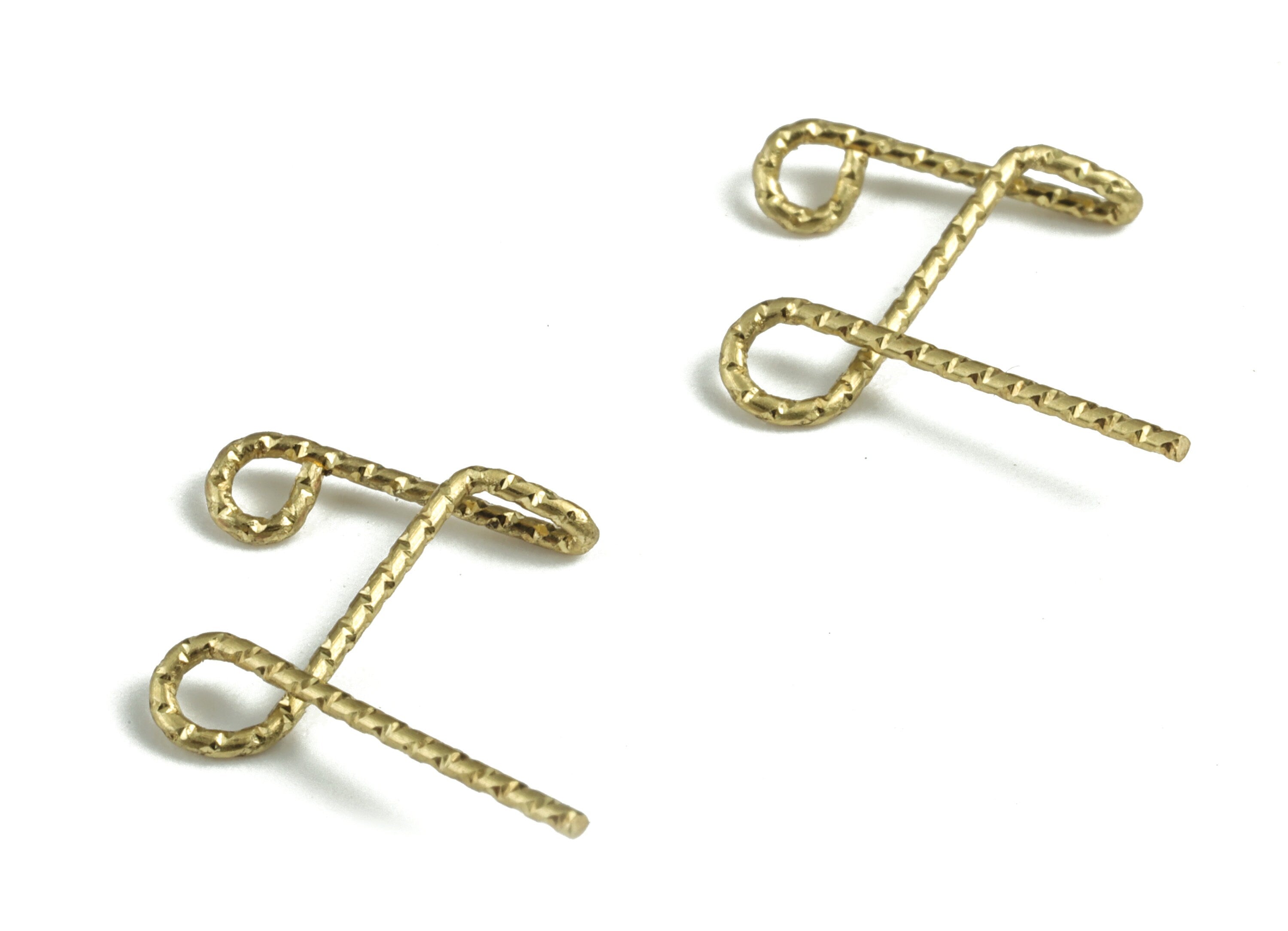 Brass Z Letter Pendant - Raw Brass Wave Letter Z Charms - Brass Wire - Jewelry Making Supplies - 13.01x9.7x0.58mm - PP3639Z - DOMEDBAZAAR