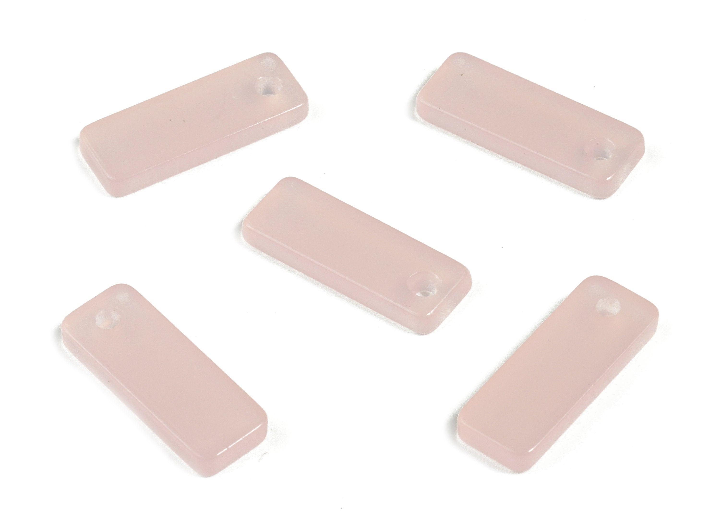 Acrylic Rectangle Earring Charms - Rectangle Pendant - Earring Finding - Jewelry Supplies - Color Code:A397 - 16.66x6.23x2mm - AC2188-A397 - DOMEDBAZAAR