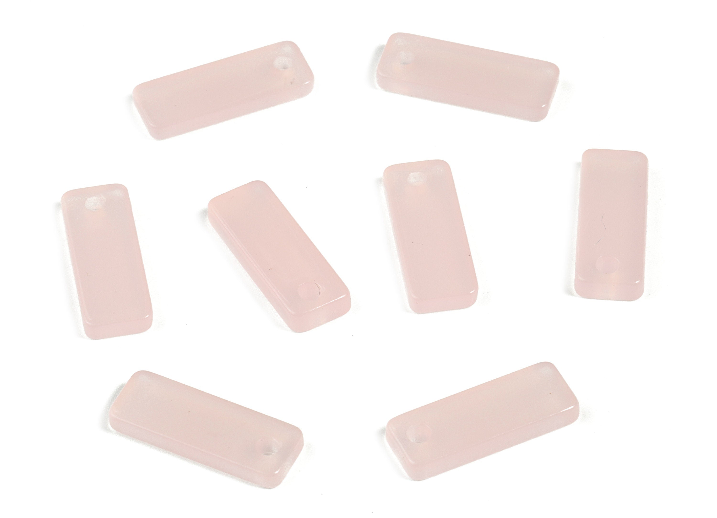 Acrylic Rectangle Earring Charms - Rectangle Pendant - Earring Finding - Jewelry Supplies - Color Code:A397 - 16.66x6.23x2mm - AC2188-A397 - DOMEDBAZAAR