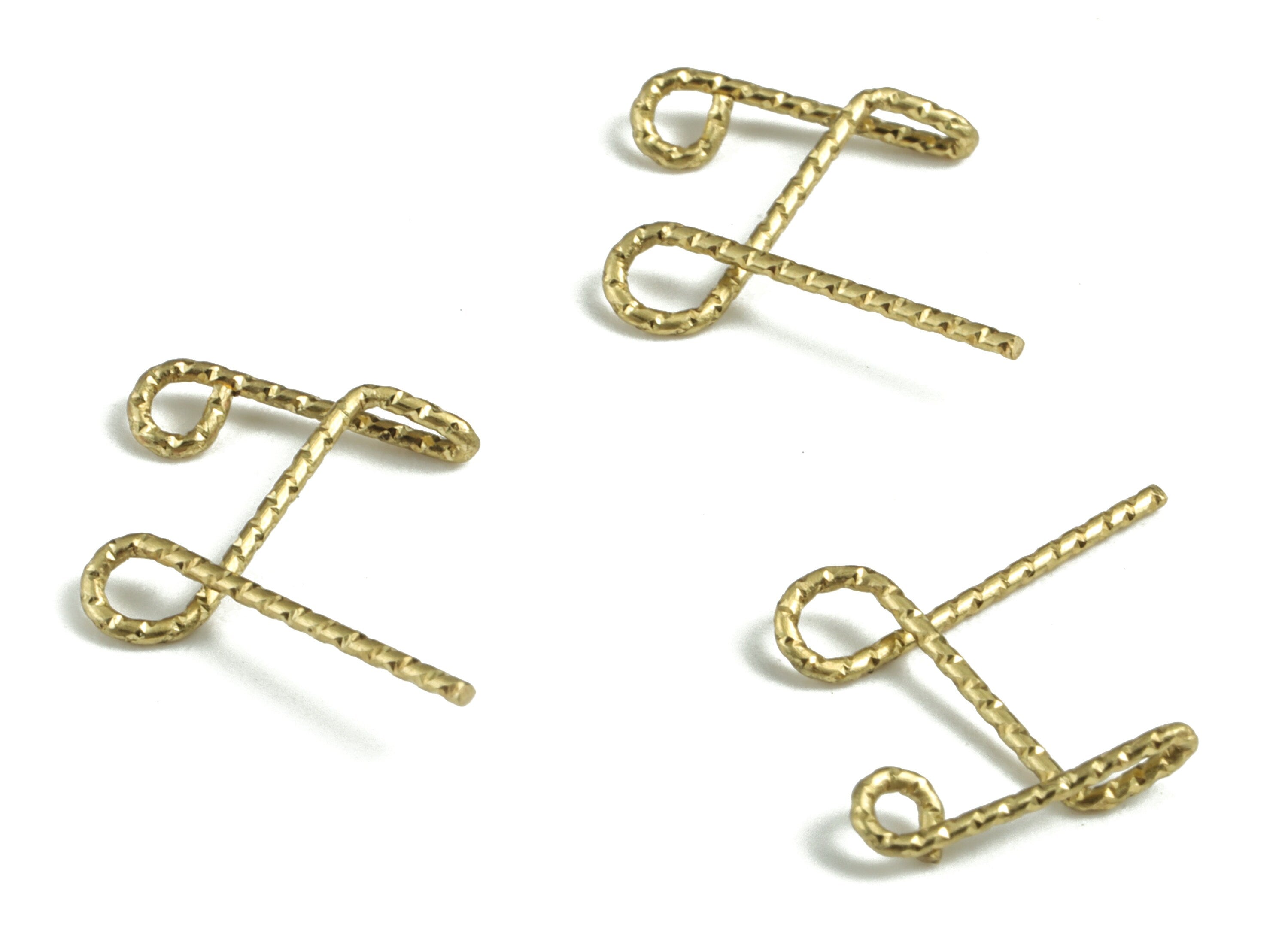 Brass Z Letter Pendant - Raw Brass Wave Letter Z Charms - Brass Wire - Jewelry Making Supplies - 13.01x9.7x0.58mm - PP3639Z - DOMEDBAZAAR