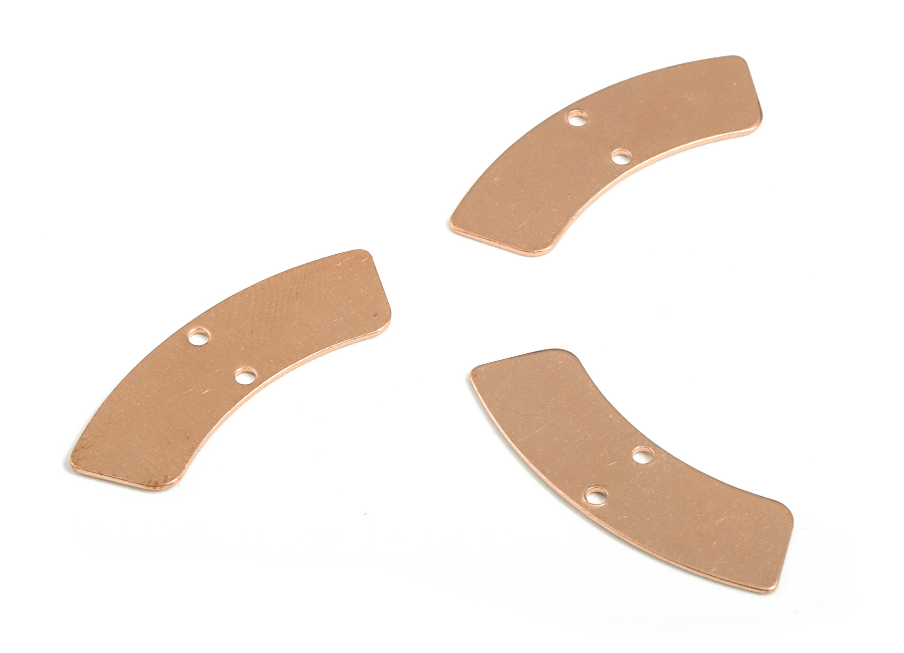 Raw Copper Geometry Earring Connector - Copper Geometry Earring Charms - Jewelry Making Supplies - 28.41x9.88x0.57mm - PP3853 - DOMEDBAZAAR