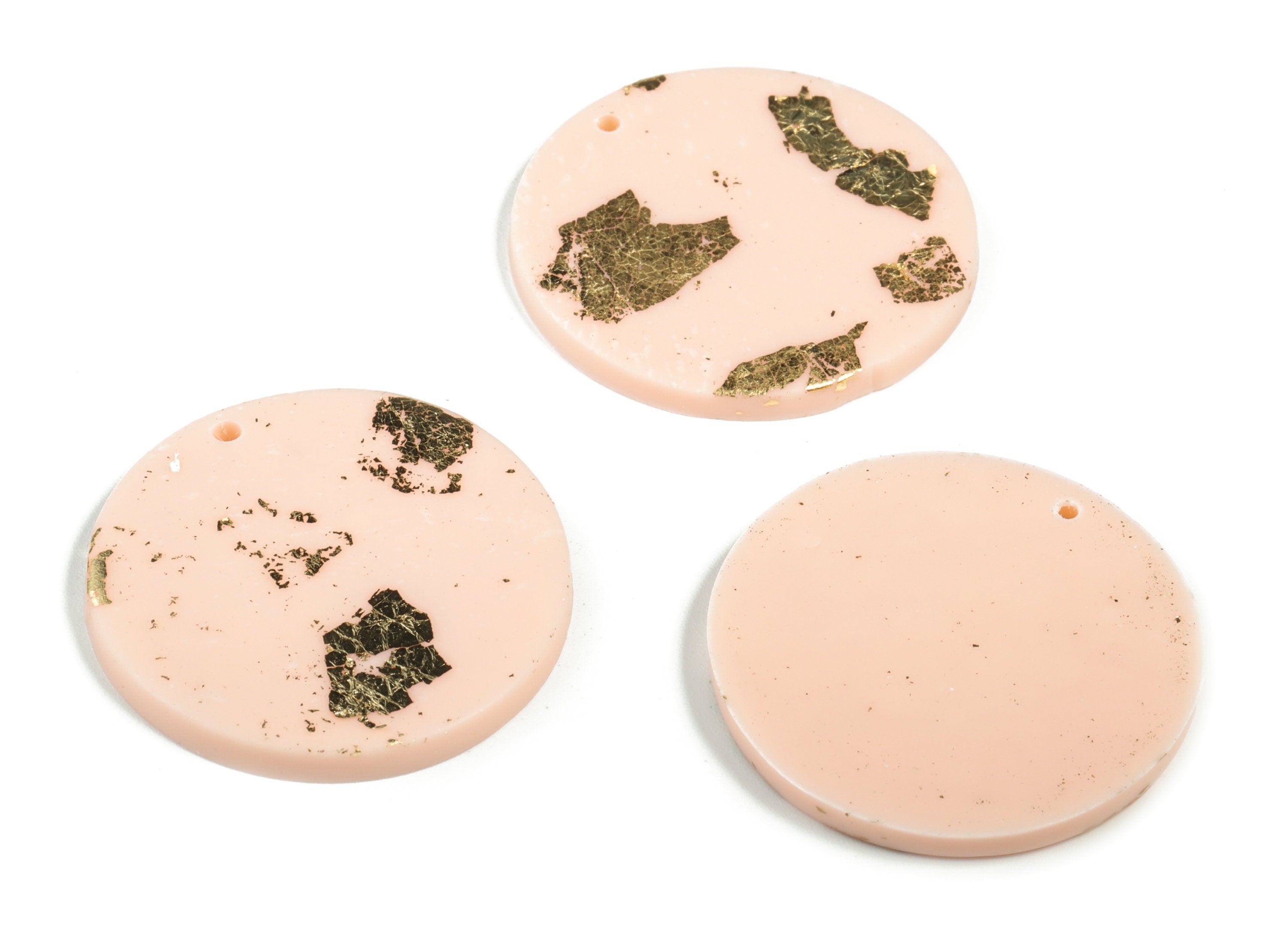 PolymerClay Round Earring Charms - PolymerClay Circle Pandant - Earring Findings - Jewelry Handmade - 32.16x31.98x3.24mm - PC2264B - DOMEDBAZAAR