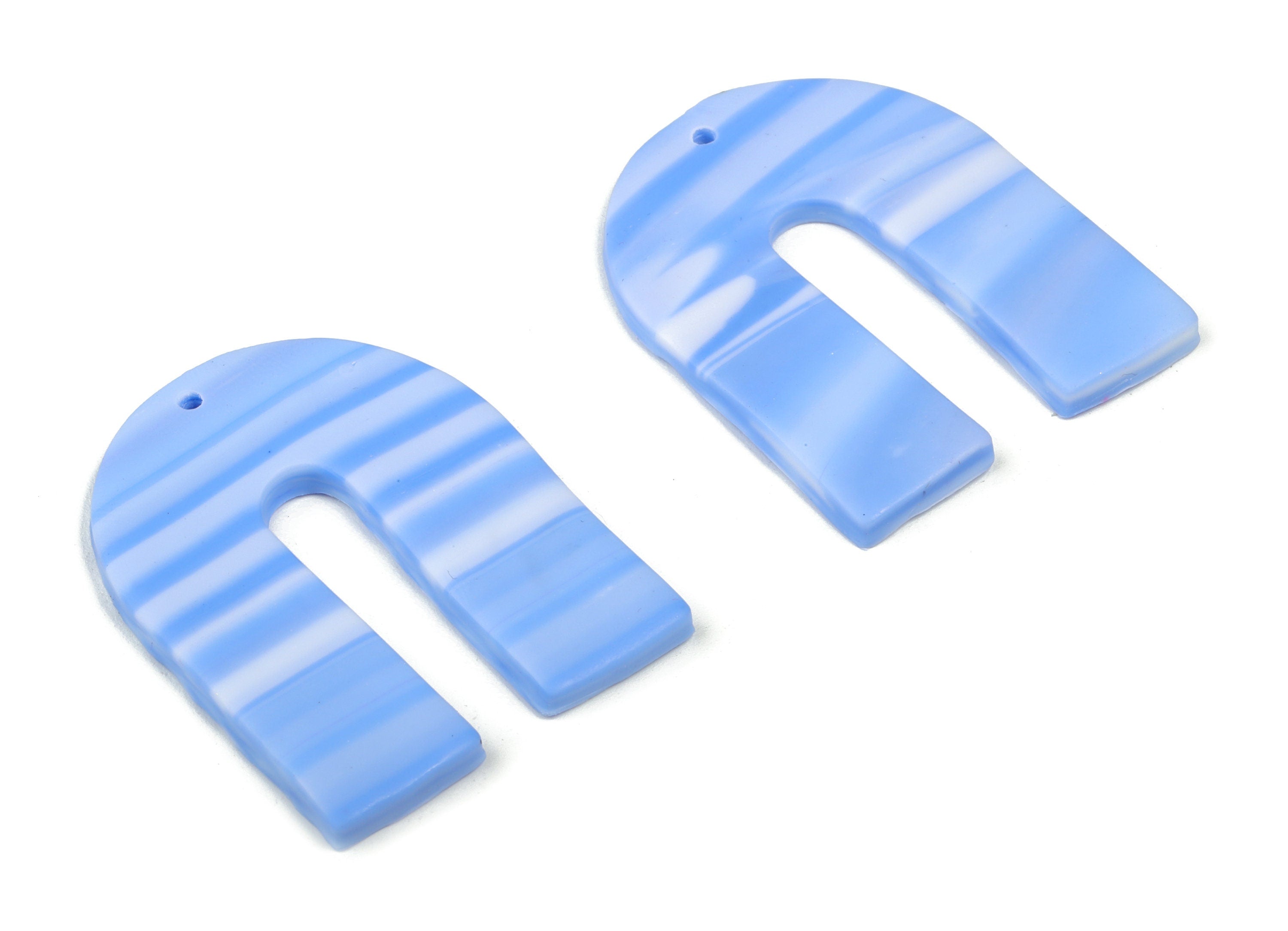 PolymerClay U Earring Charms - PolymerClay U Pandant - Earring Findings - Jewelry Handmade - 40.8x32.62x3.22mm - PC2260B - DOMEDBAZAAR