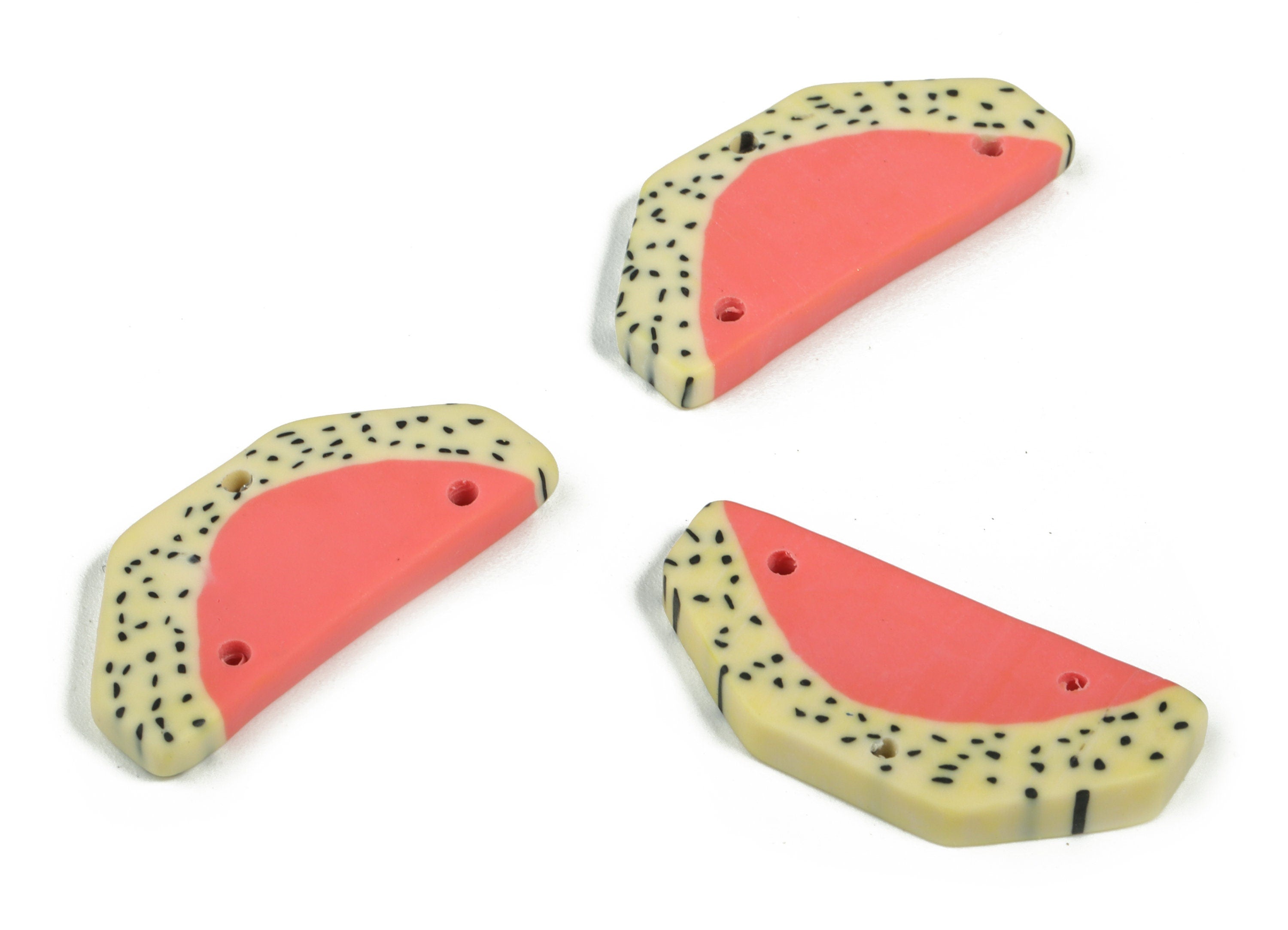 PolymerClay Geometry Earring Connector - PolymerClay Geometry Charms and Pandant - Jewelry Handmade - 32x14.6x3.96mm - PC2287 - DOMEDBAZAAR