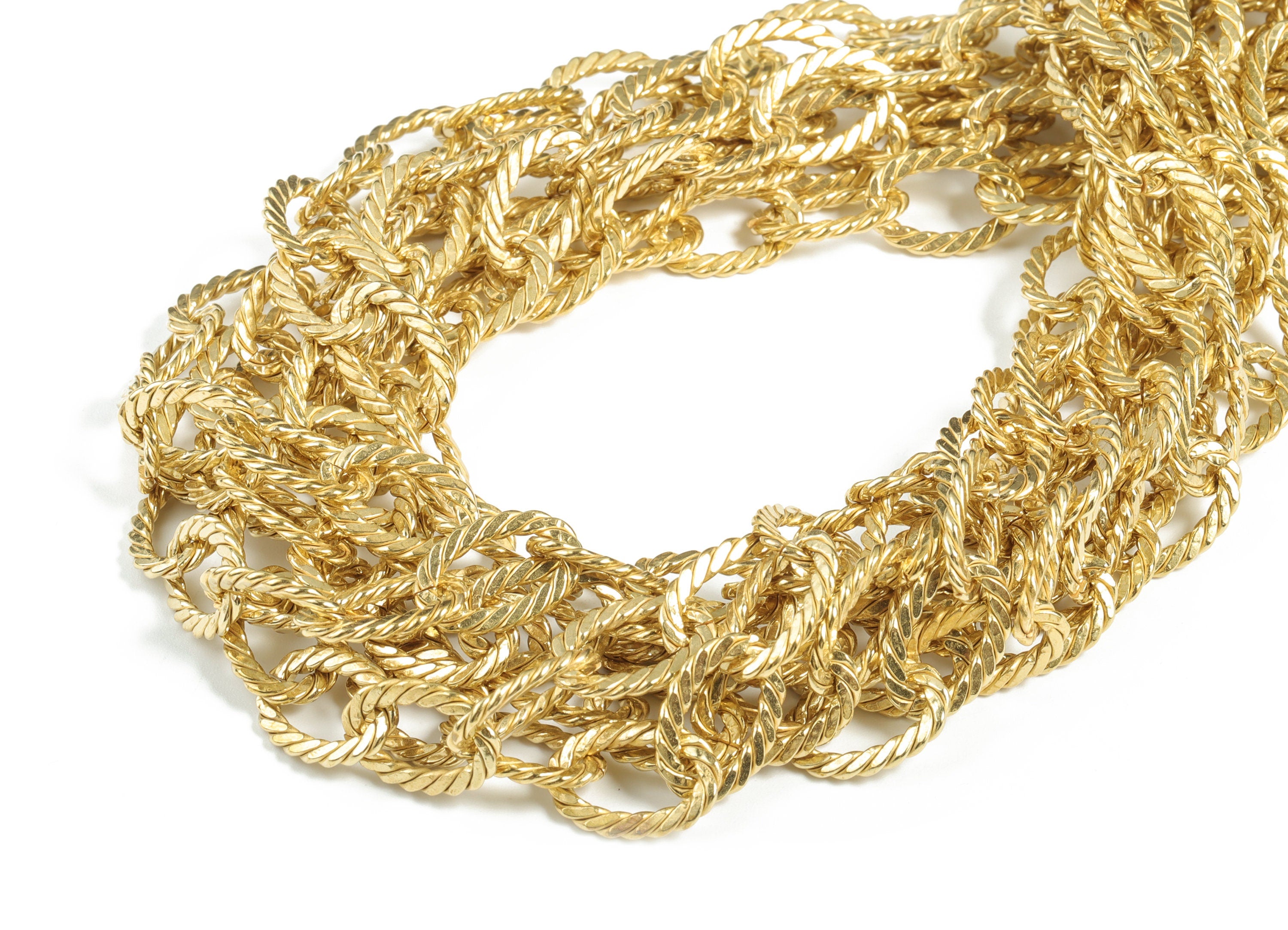 Raw Brass Textured Oval Cable Chain - Oval Paper Layering Chain - Open Link Oval Chain For Necklace & Bracelet - 0.66"x0.48"x0.11" - CC1180 - DOMEDBAZAAR