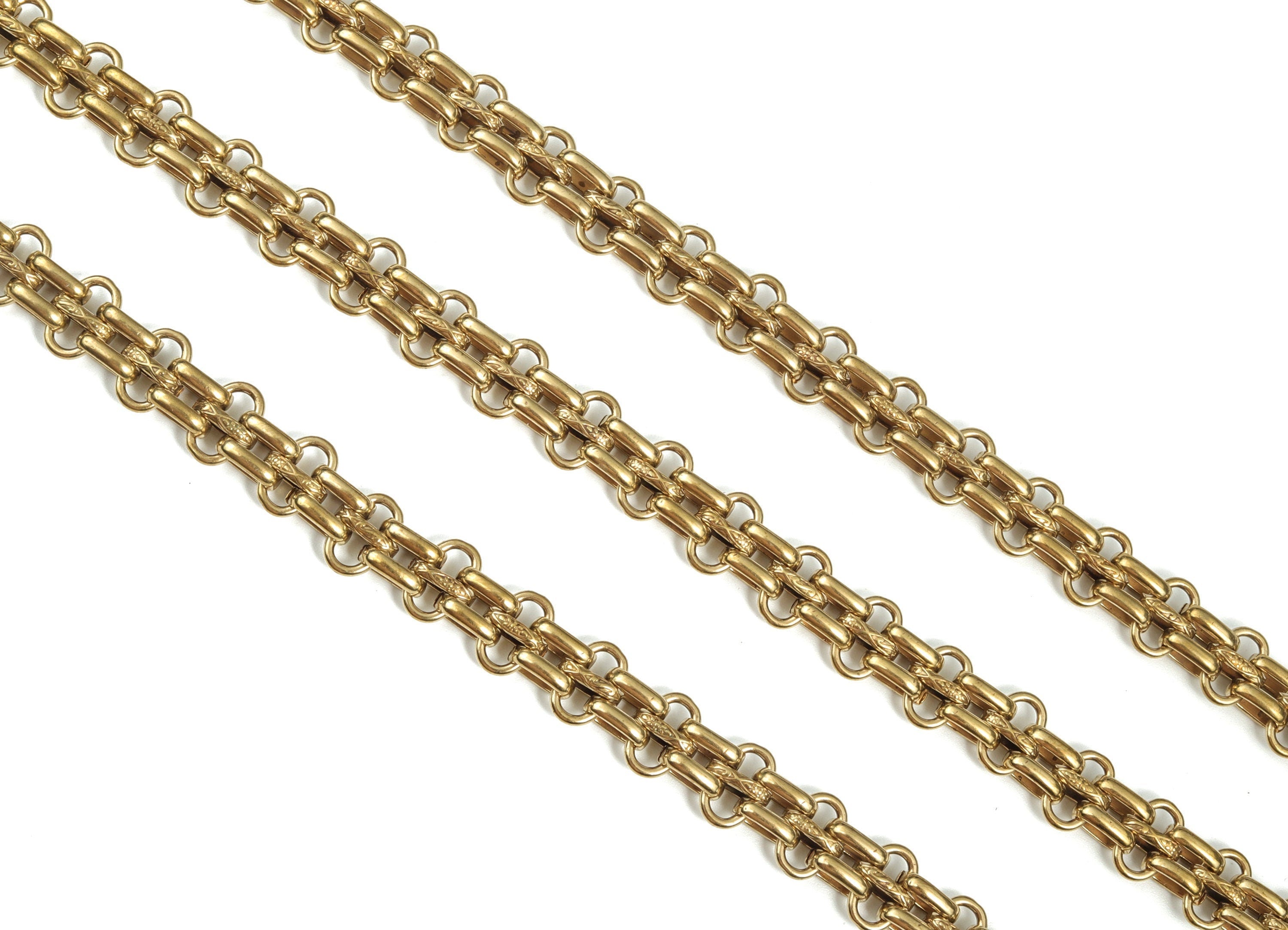Oval Rectangle Paper Clip Layering Chain - Raw Brass Textured Oval Rolo Cable Chain - For Necklace Bracelet 0.49"x0.23"x0.05" CC1196 - DOMEDBAZAAR
