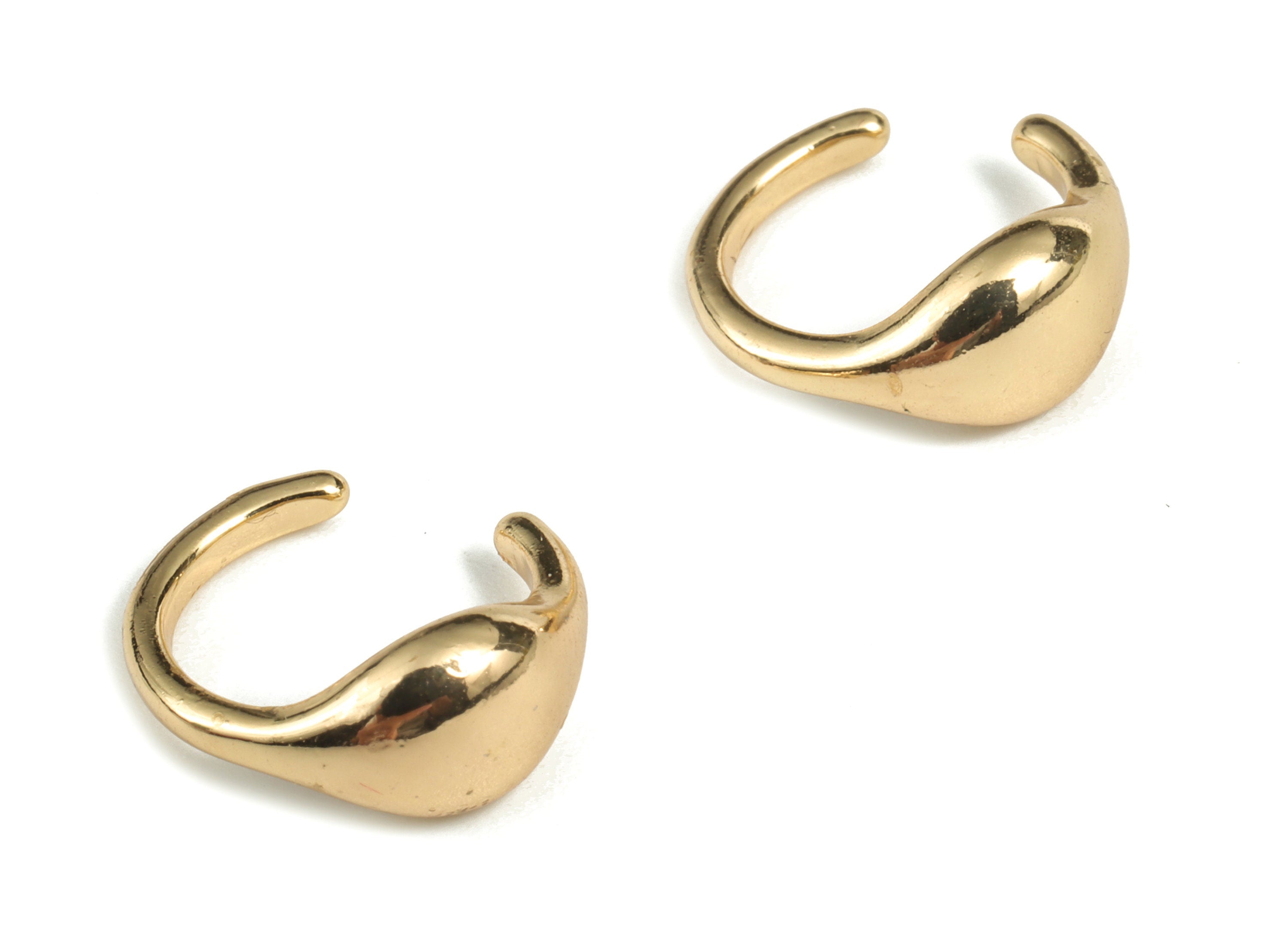 Women's Ear Cuffs – Earrings Cuffs - 18K Real Gold Plated - Ear Cuff Non Pierced – Jewelry Supplies - 13.17 ×12.73 ×3.06mm - RGP2828 - DOMEDBAZAAR