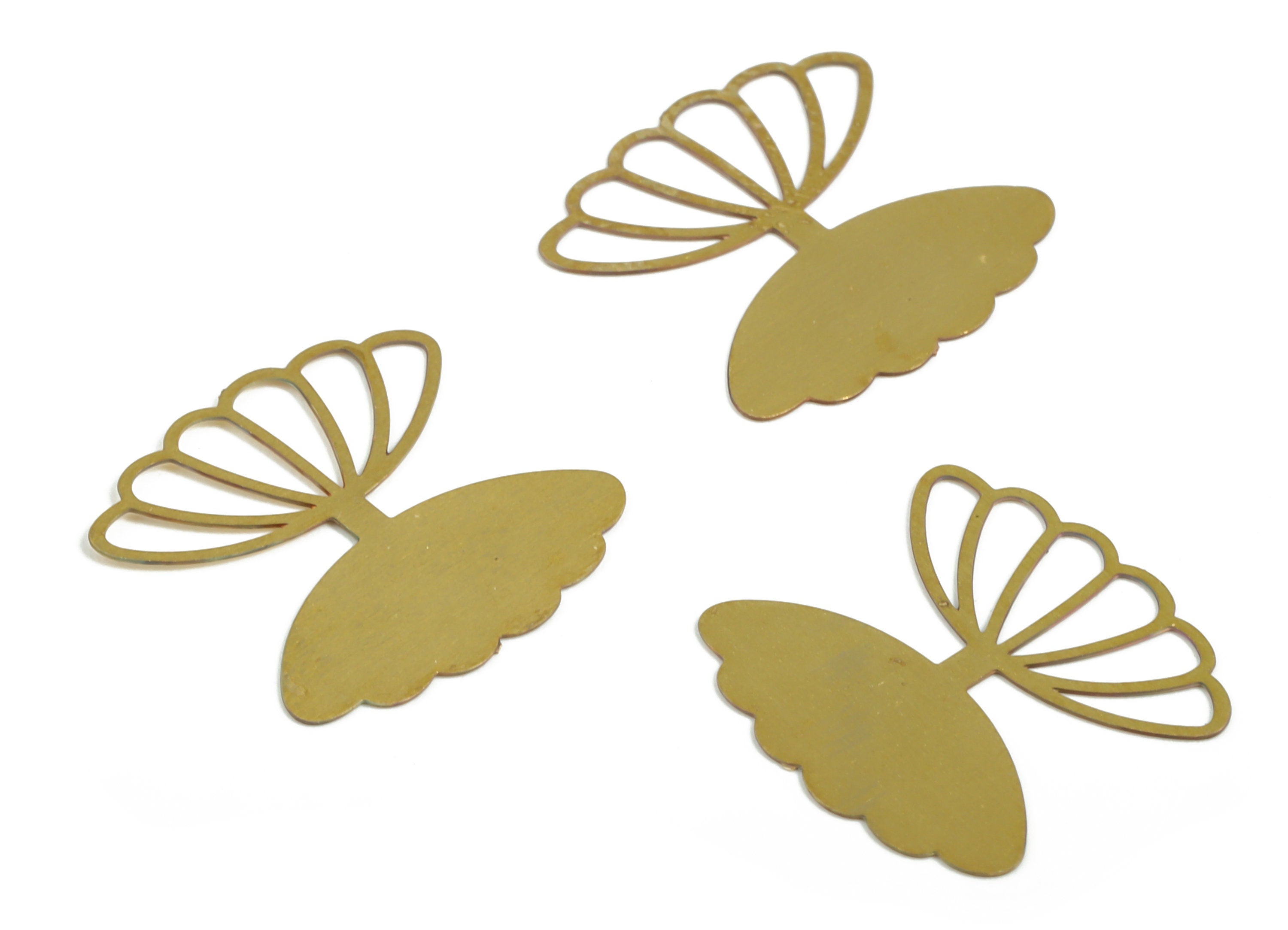 Raw Brass Flower Lotus Charm – Brass Geometric Flower Pendant – Earring Findings – Jewelry Making Supplies – 16.89x16.57x0.29mm – JJC11797 - DOMEDBAZAAR