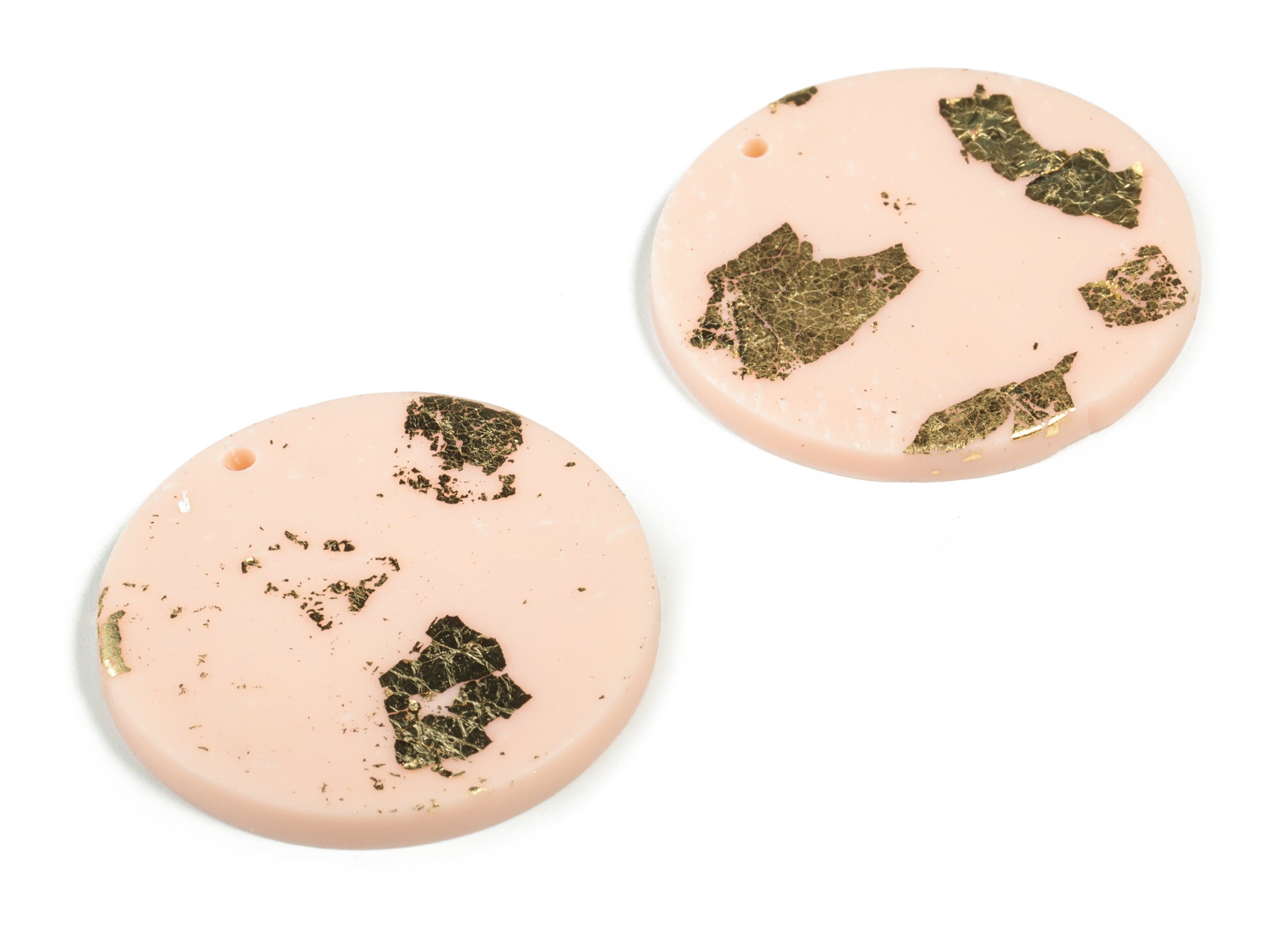 PolymerClay Round Earring Charms - PolymerClay Circle Pandant - Earring Findings - Jewelry Handmade - 32.16x31.98x3.24mm - PC2264B - DOMEDBAZAAR