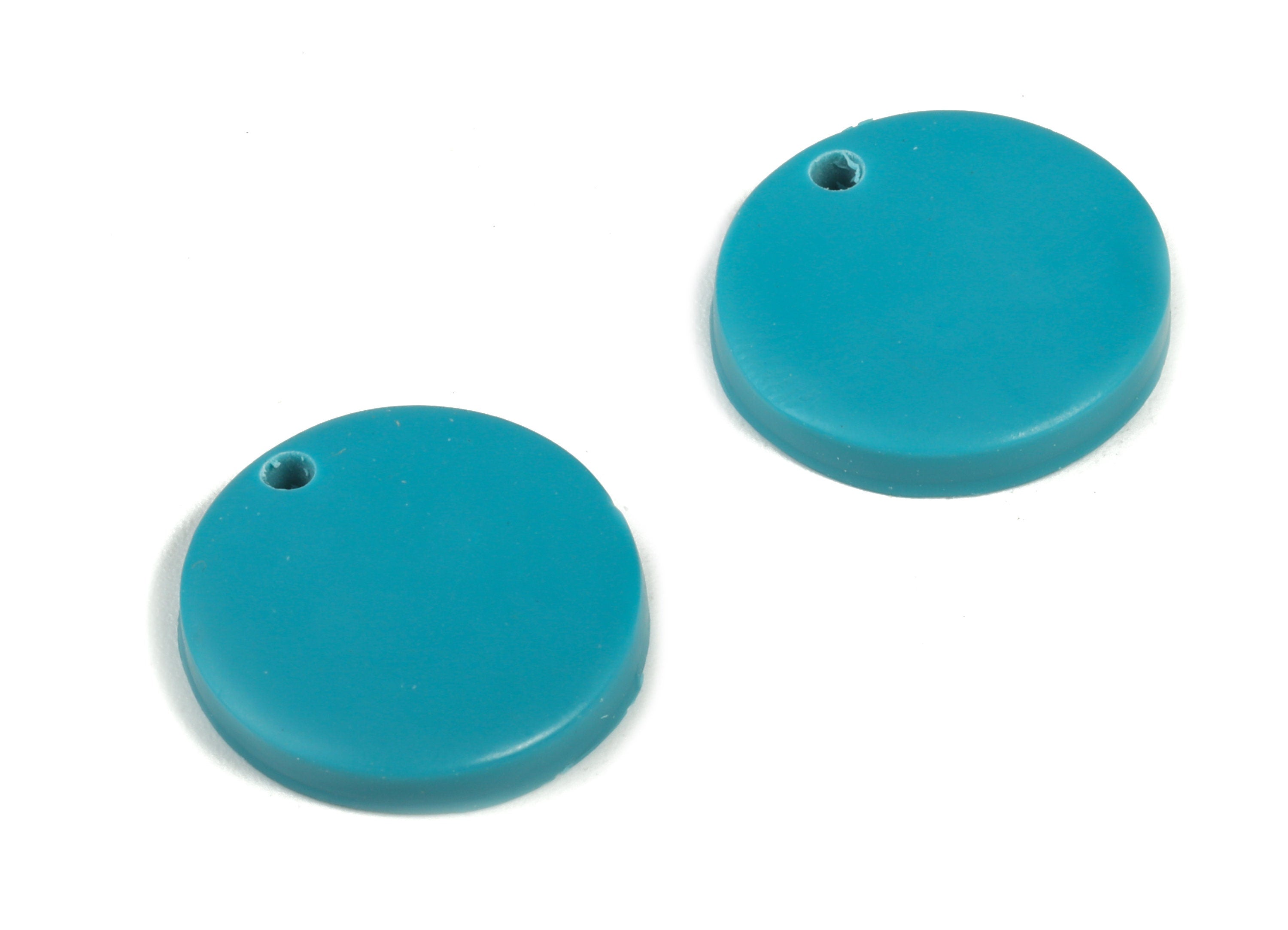 PolymerClay Round Earring Charms - PolymerClay Circle Pandant - Earring Findings - Jewelry Handmade - 18.03x17.44x2.75mm - PC2297B - DOMEDBAZAAR