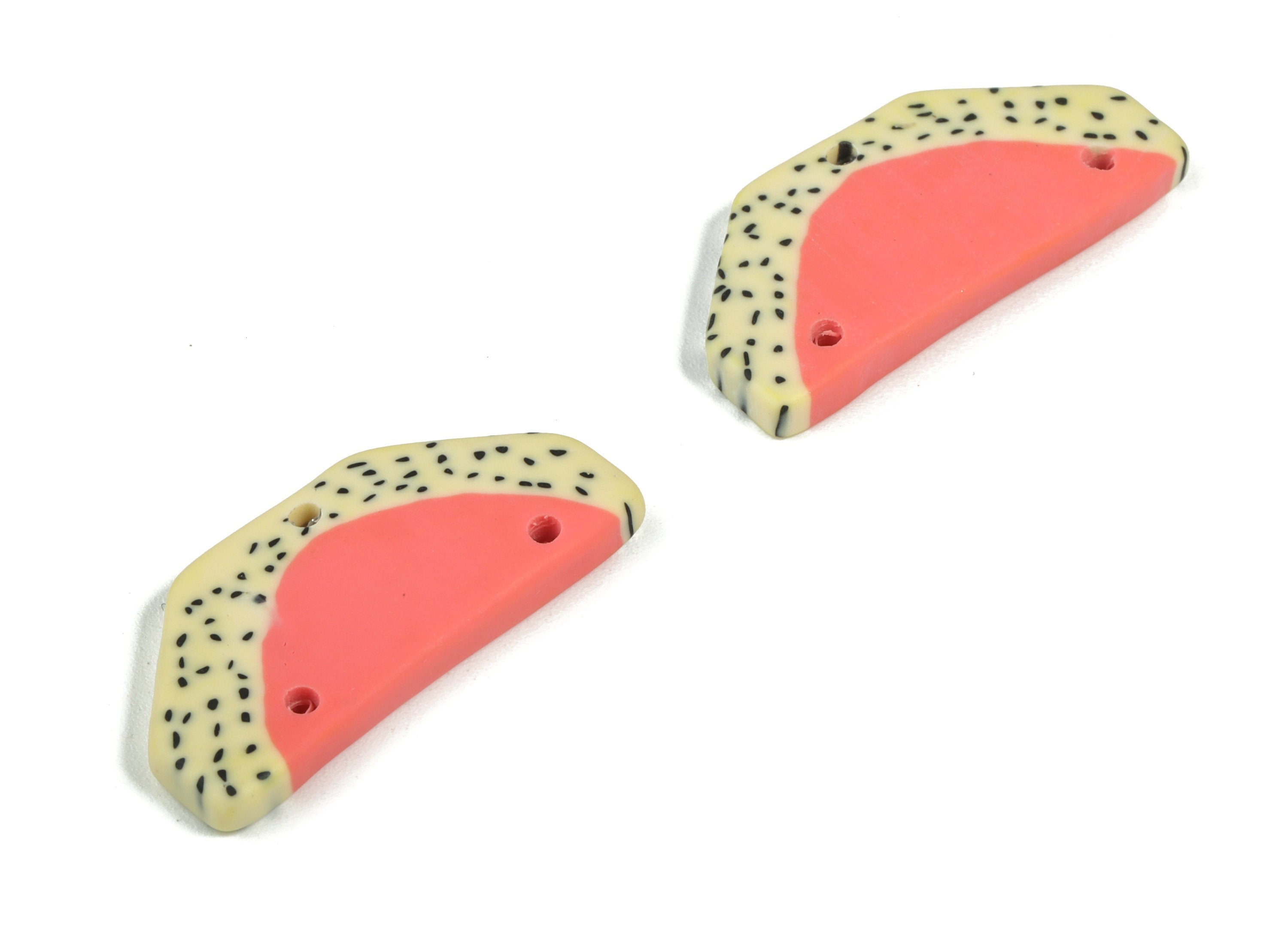 PolymerClay Geometry Earring Connector - PolymerClay Geometry Charms and Pandant - Jewelry Handmade - 32x14.6x3.96mm - PC2287 - DOMEDBAZAAR