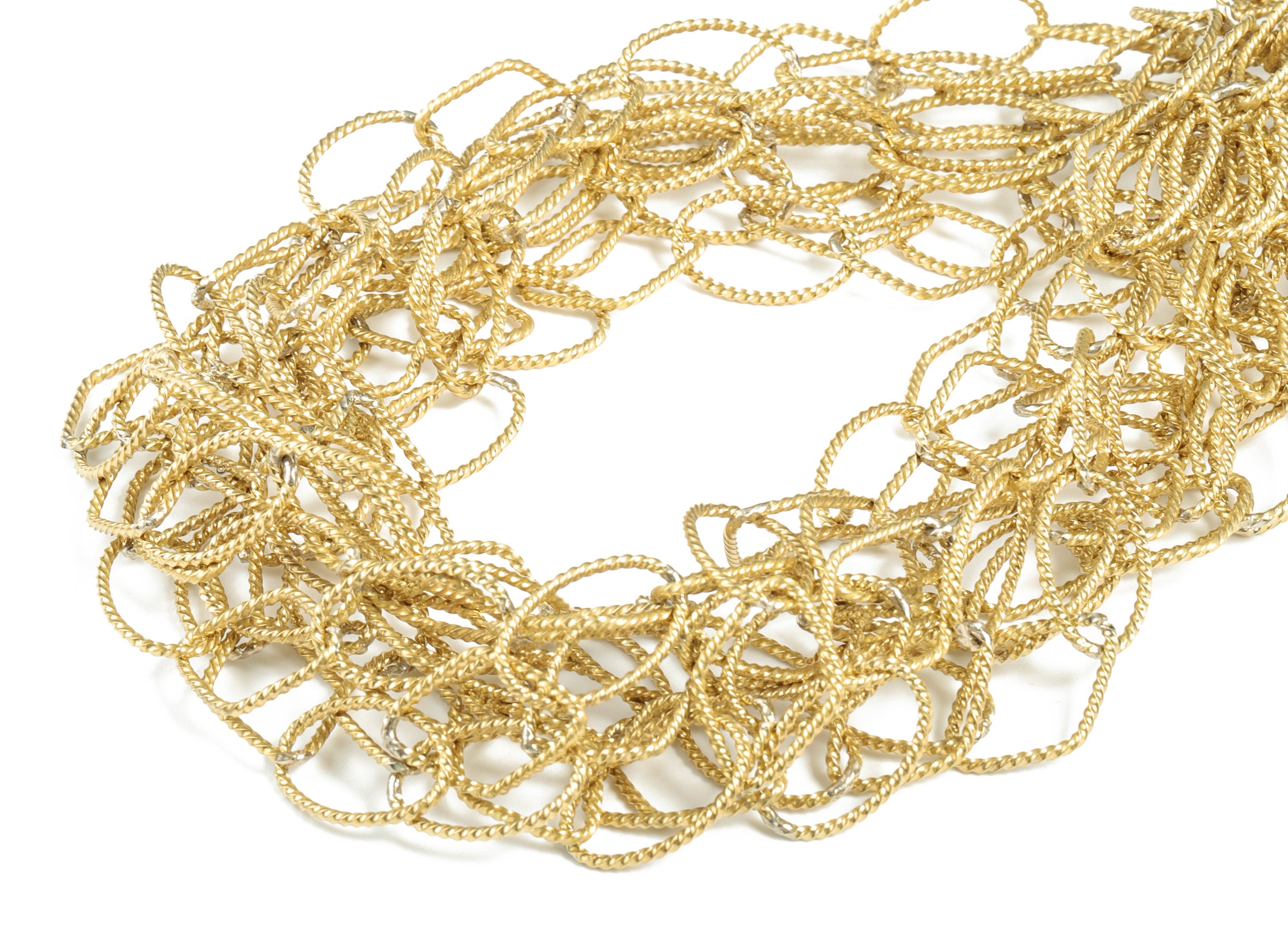 Raw Brass Textured Oval Cable Chain - Oval Link Cable Chain - Soldered Oval Chain For Necklaces And Bracelets- 0.80"x0.51"x0.06" - CC1183 - DOMEDBAZAAR