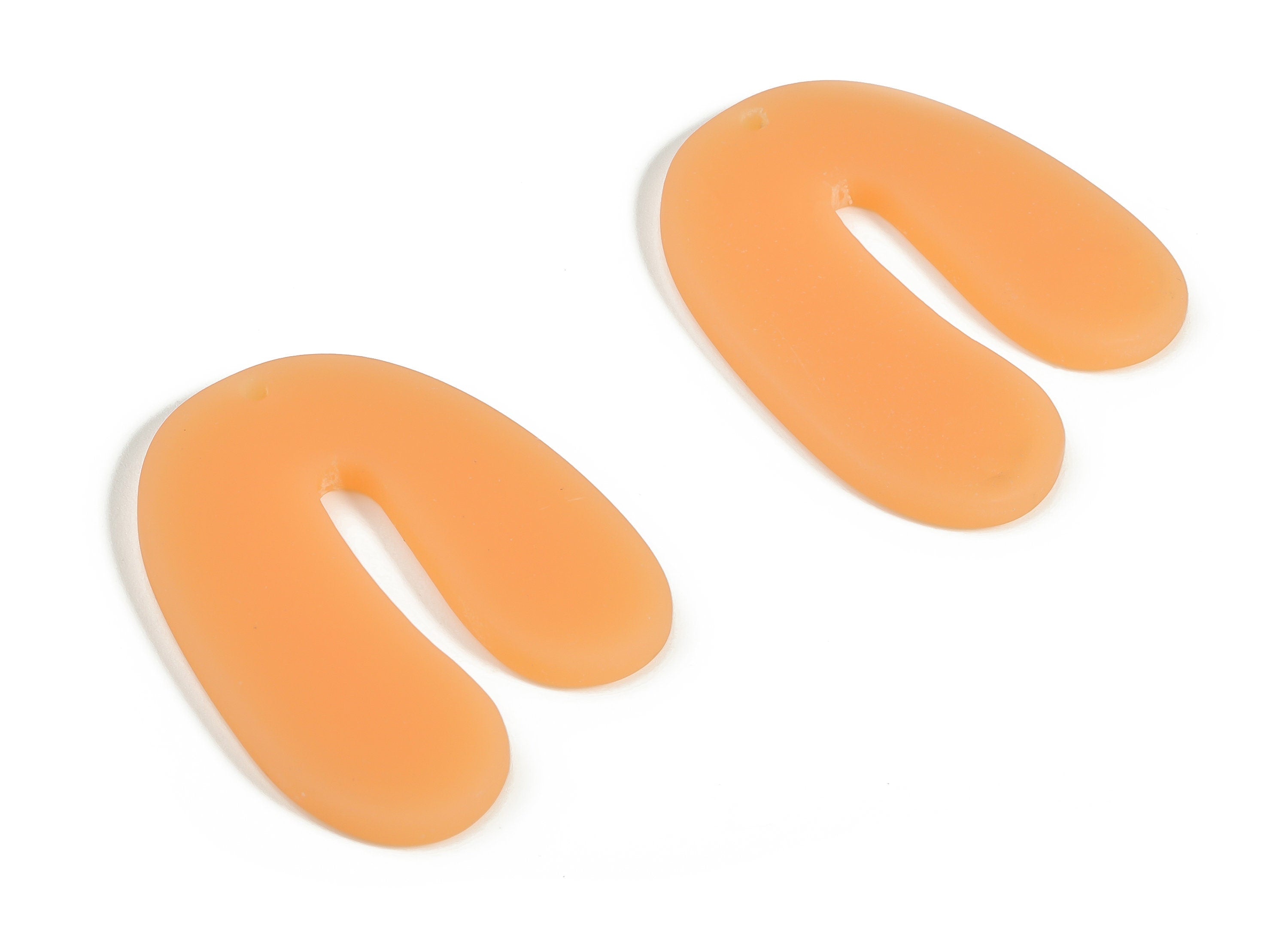 Acrylic U Earring Charms- Acrylic U Shape Pendant - Earring Findings - Jewelry Supplies - Color Code: A645 -35.69x26.92x2.75mm - AC2266-A645 - DOMEDBAZAAR