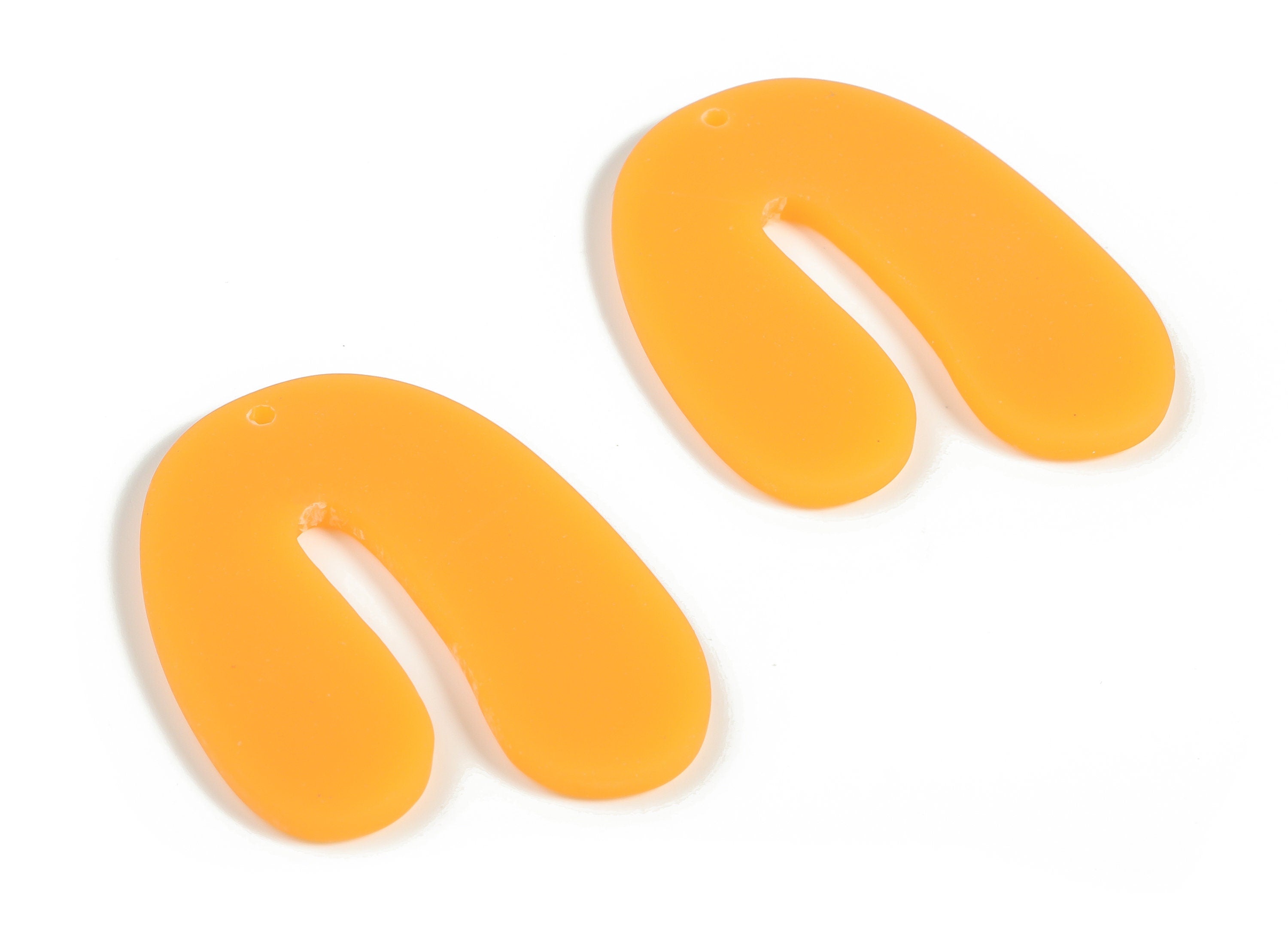 Acrylic U Earring Charms- Acrylic U Shape Pendant - Earring Findings - Jewelry Supplies - Color Code: A650 -35.71x26.92x2.55mm - AC2266-A650 - DOMEDBAZAAR