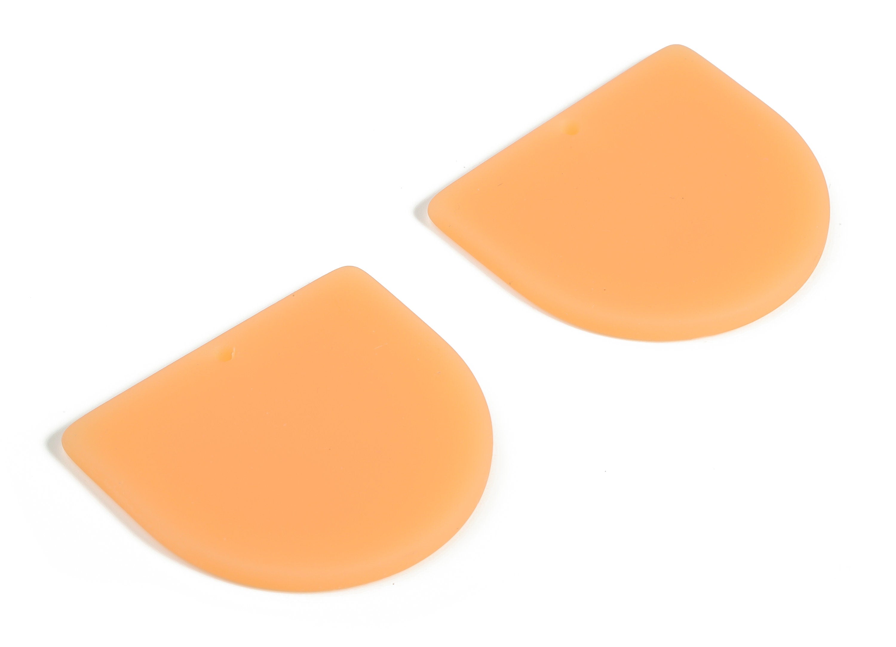 Acrylic D Earring Charms - Acrylic D Shape Pendant - Jewelry Supplies - Earring Finding - Color Code: A645 -33.04x29.18x2.87mm - AC1094-A645 - DOMEDBAZAAR