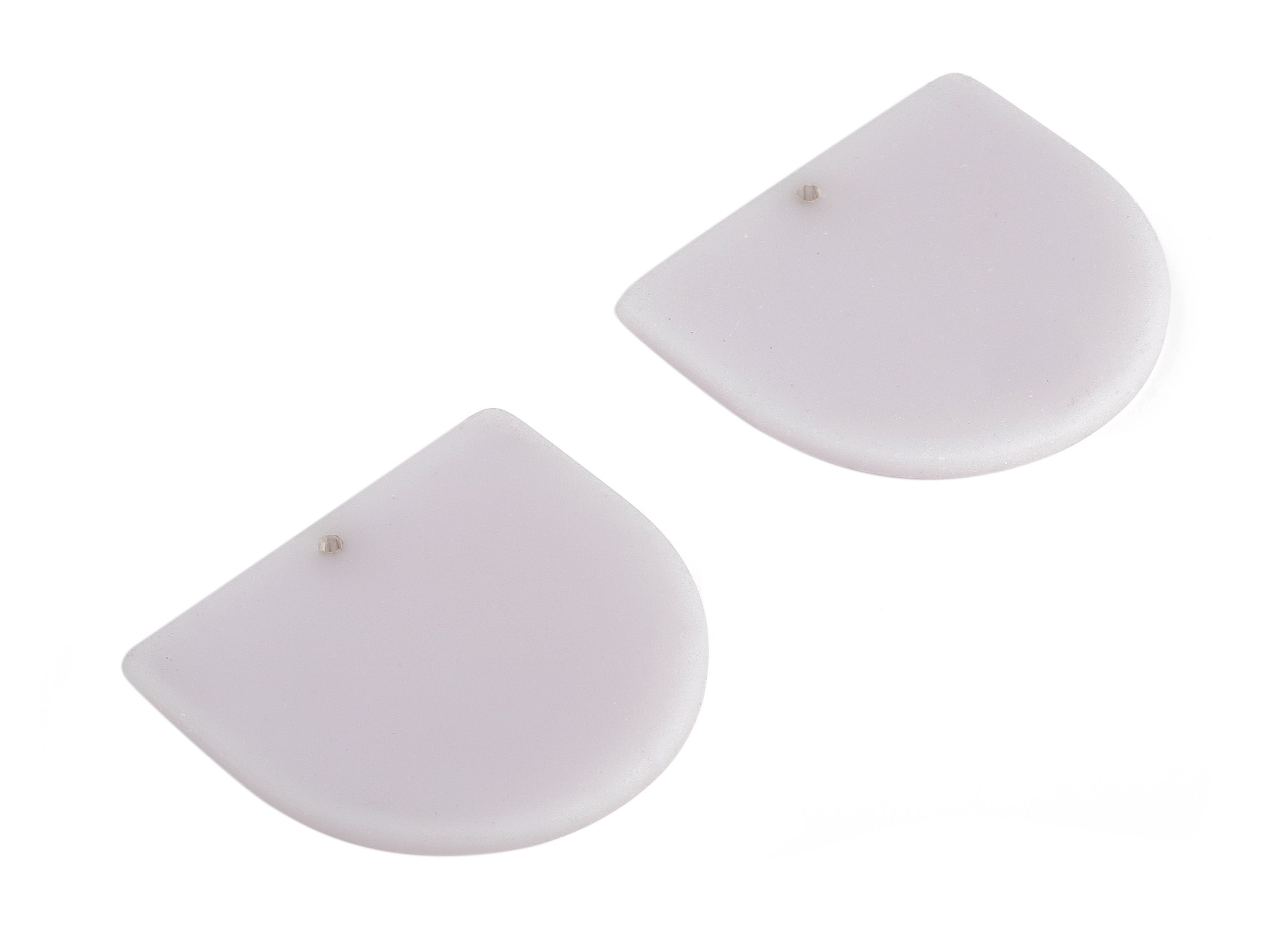 Acrylic D Earring Charms - Acrylic D Shape Pendant - Jewelry Supplies - Earring Finding - Color Code: A648 -32.83x29.22x2.66mm - AC1094-A648 - DOMEDBAZAAR