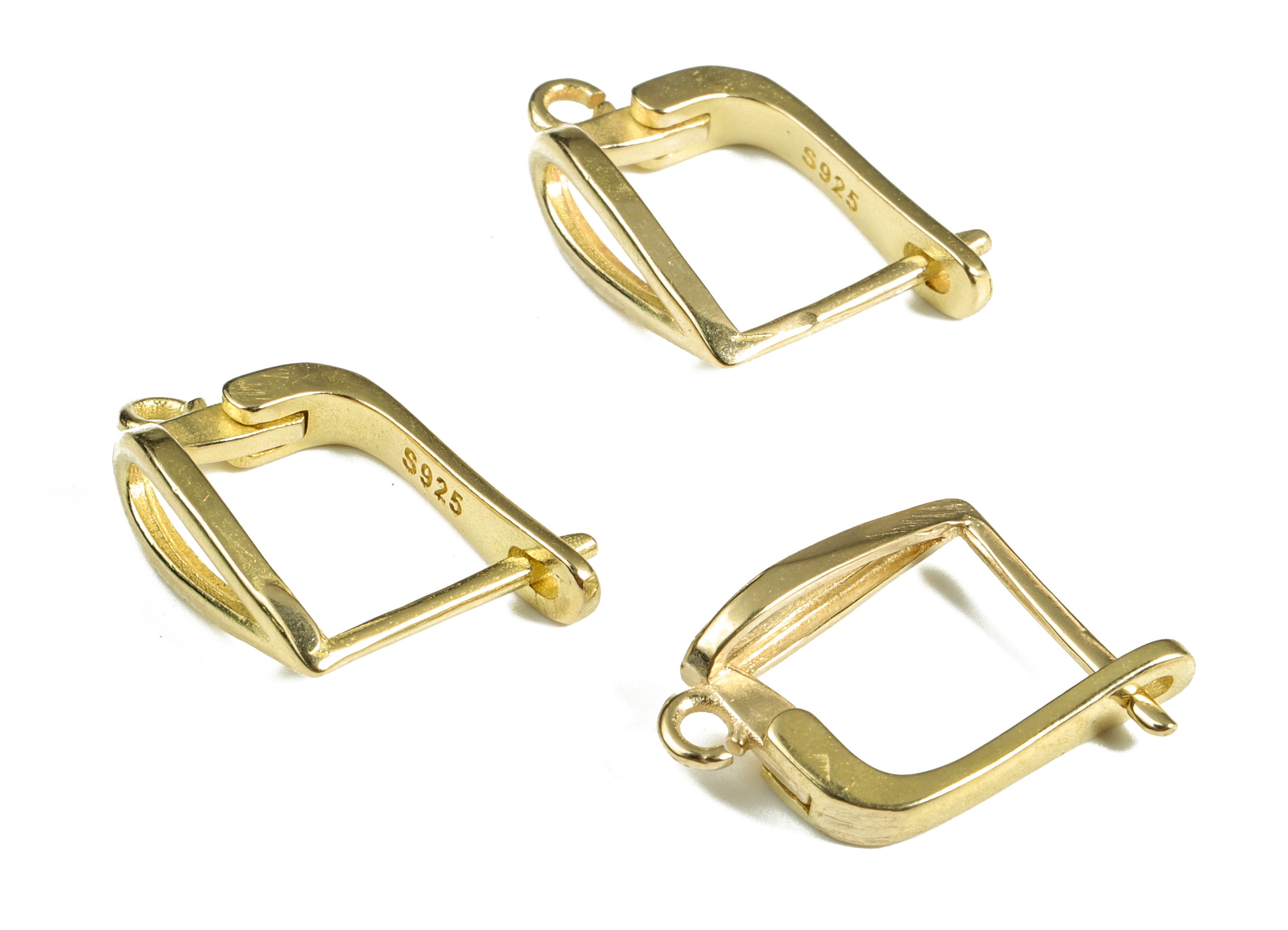 Brass Tiny Drop Stud Earring – Raw Brass Earring Stud – Teardrop Stud Earrings – Jewelry Making Supply - 16.99×12.2×1.55mm - PP4083 - DOMEDBAZAAR