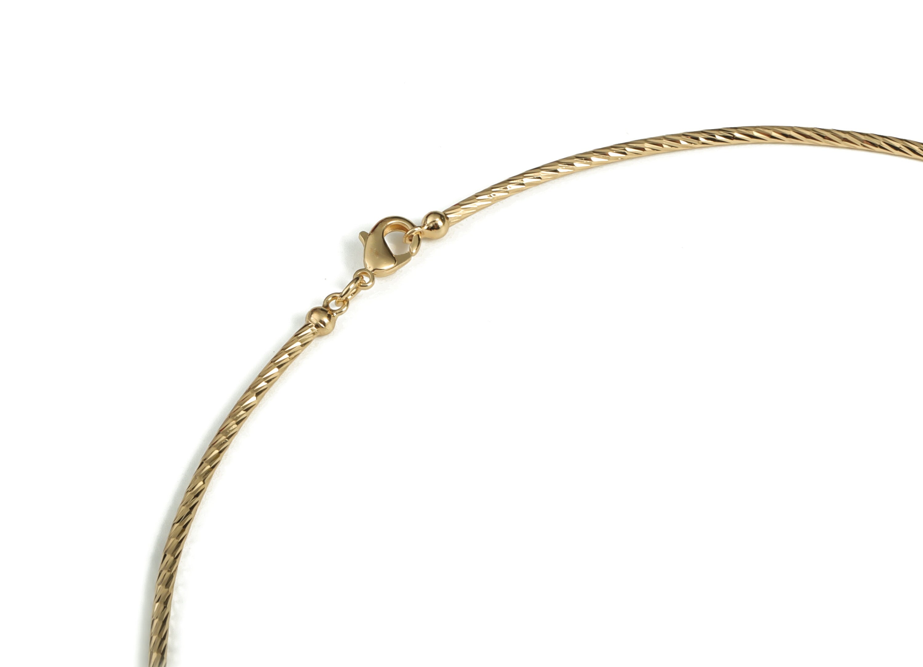 Gold Plated Round Charm - Gold Plated Circle Charm - Round Earring Charm - 18K Real Gold Plated Brass - 142.25x 142.25x2.11mm - RGP3066 - DOMEDBAZAAR