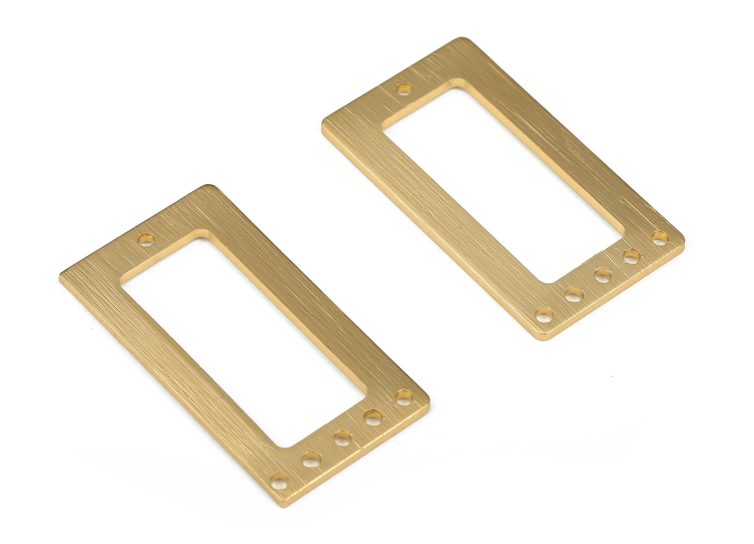 Aluminum Rectangular Charms – Gold Tone Plated Aluminum Pendant Charms – Charm with 6 Holes – Jewelry Supplies - 31.96x18.06x1.18mm - AA1159 - DOMEDBAZAAR