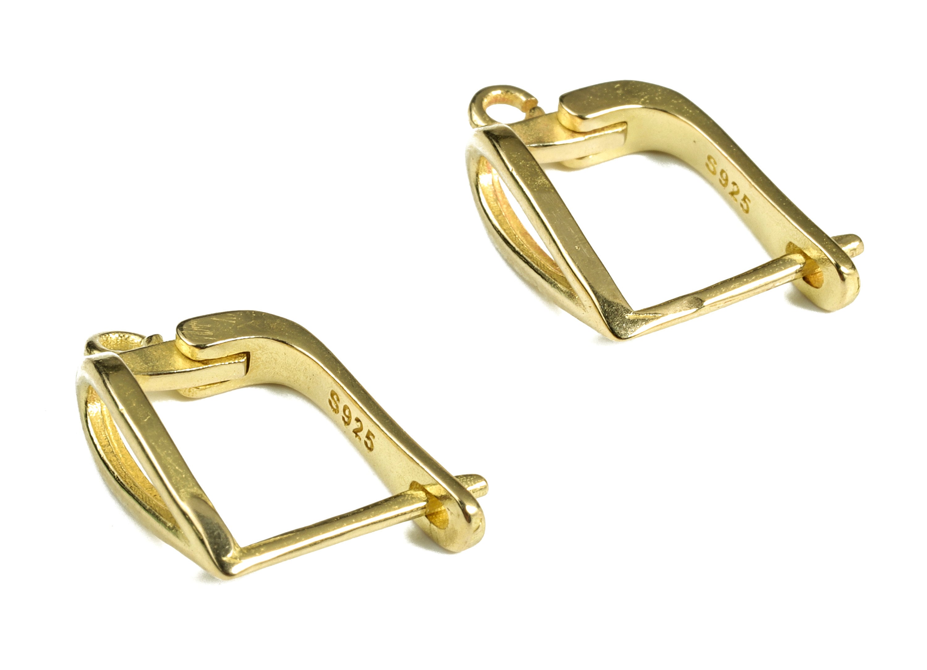 Brass Tiny Drop Stud Earring – Raw Brass Earring Stud – Teardrop Stud Earrings – Jewelry Making Supply - 16.99×12.2×1.55mm - PP4083 - DOMEDBAZAAR