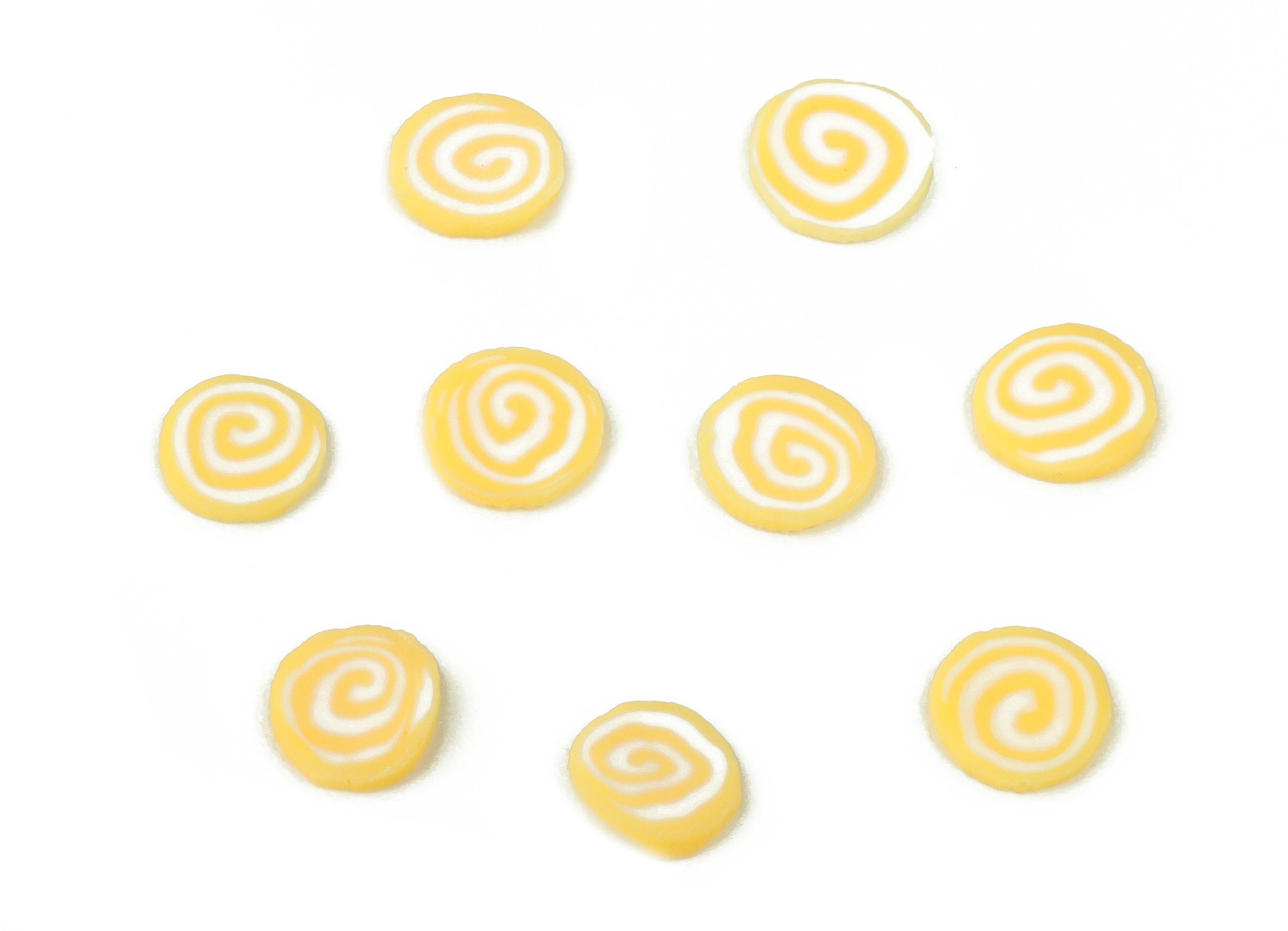 Polymer Clay Lollipop Wall Art – Polymer Clay Wall Hanging – Cute Tropical Home Décor – DIY Polymer Clay - 4.5x4.5x0.52mm- PC2304 - DOMEDBAZAAR