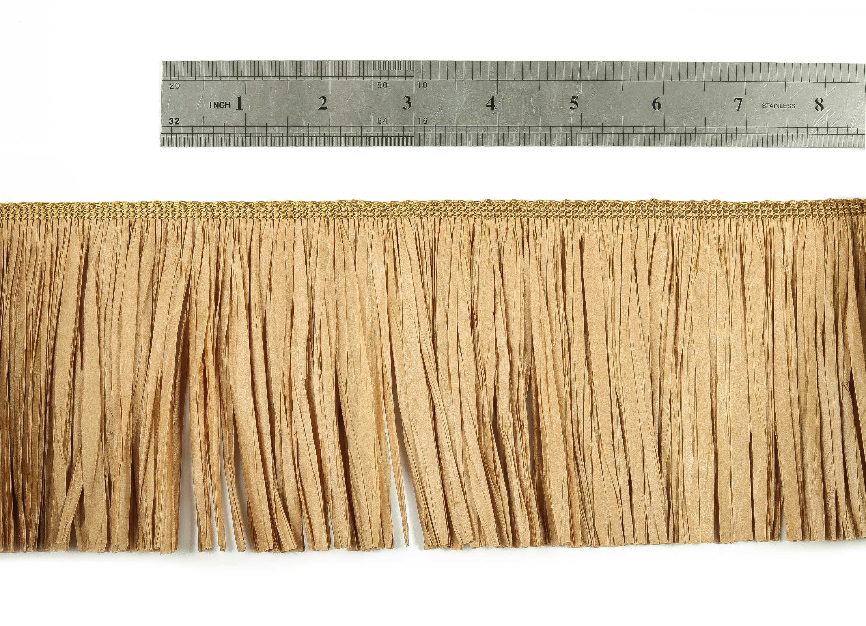 Natural Raffia Tassel – Raffia Tassels Strip – Raffia Grass Tassels Skirt – Jewelry Accessories – Earring Finding - 100mm x 1.2mm -RS1072 - DOMEDBAZAAR